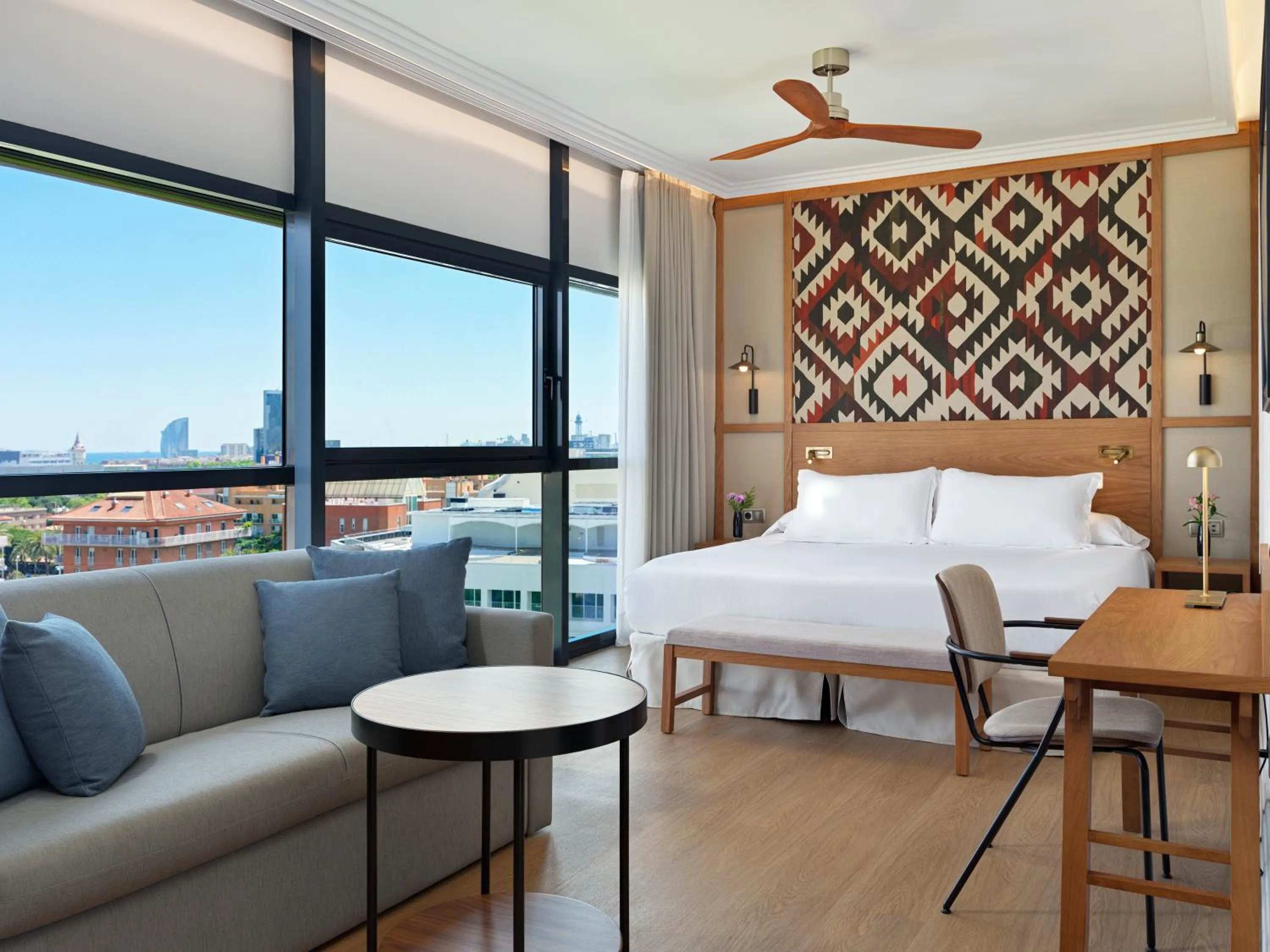 Bed in H10 Marina Barcelona