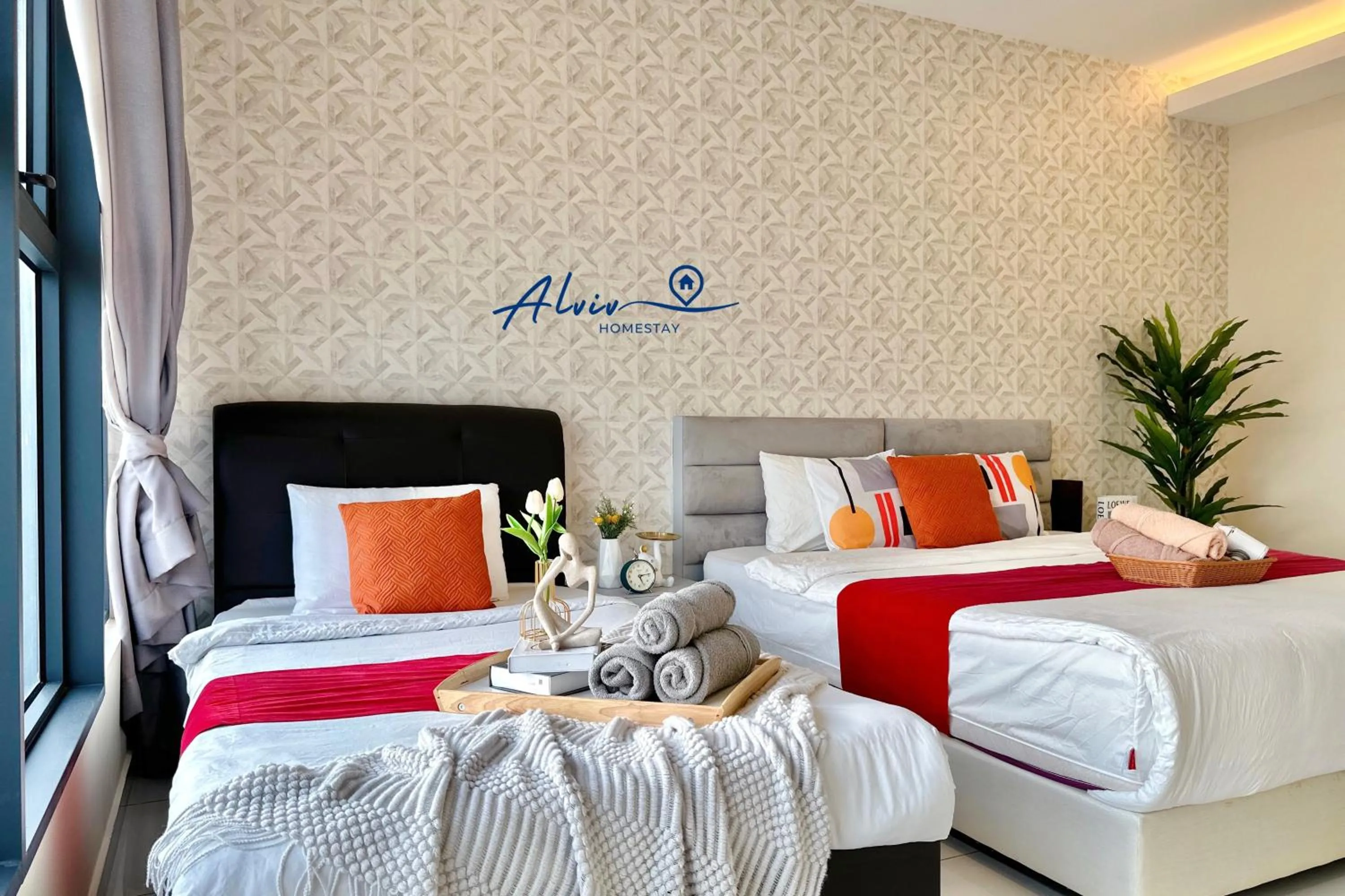 Bed in Atlantis Melaka I 5-11pax I 5min JonkerSt By Alviv Management