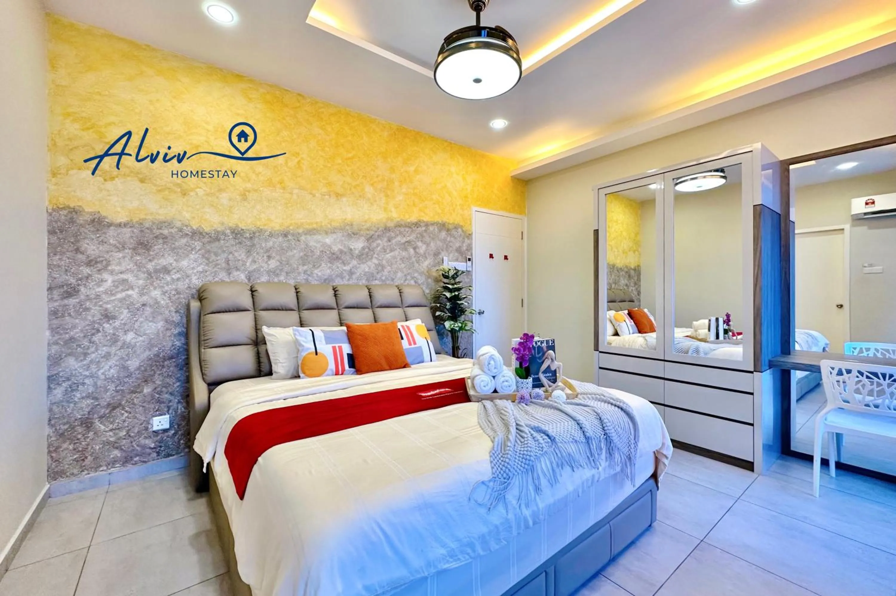 Bedroom, Bed in Atlantis Melaka I 5-11pax I 5min JonkerSt By Alviv Management