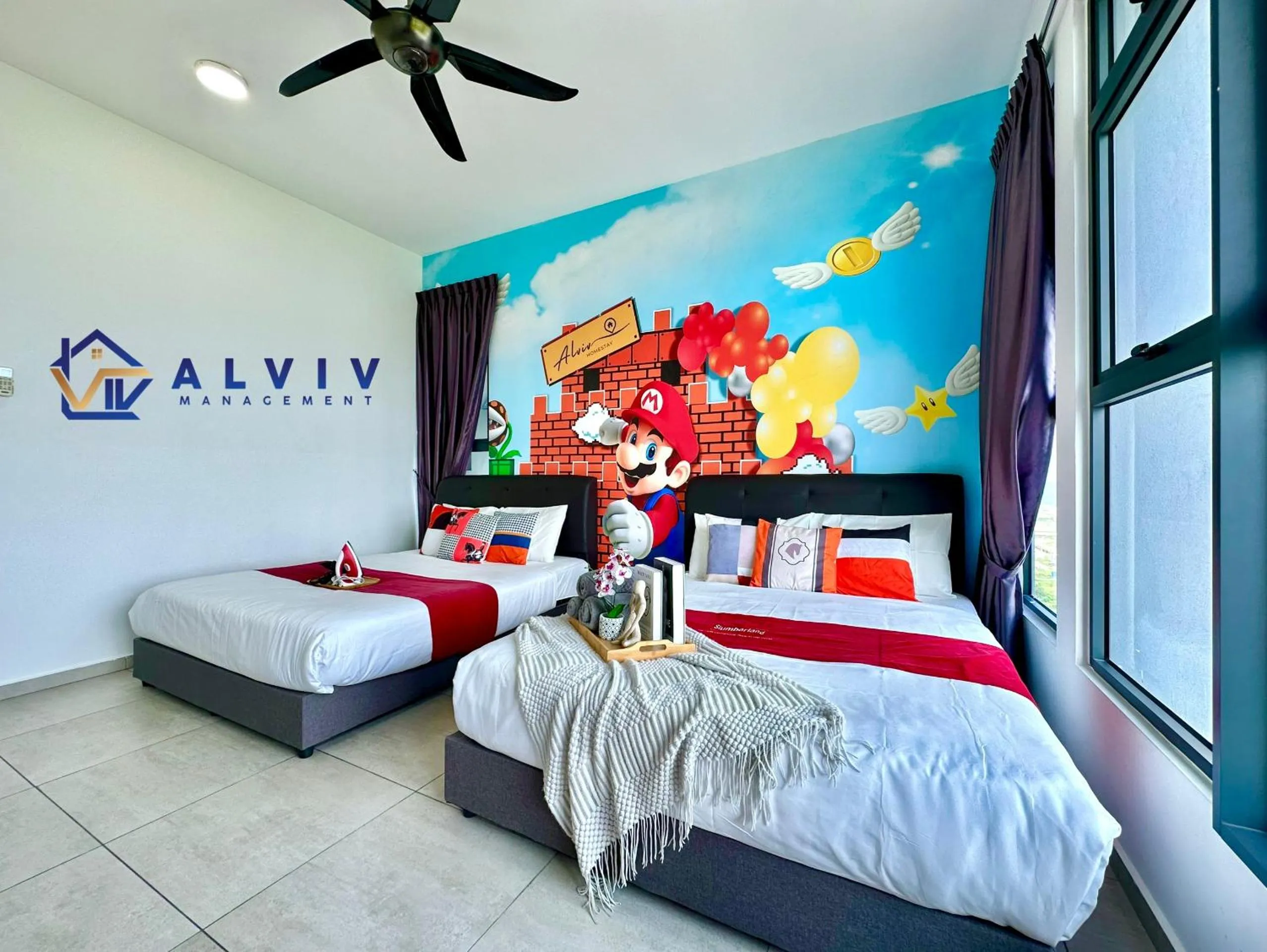 Bedroom, Bed in Atlantis Melaka I 5-11pax I 5min JonkerSt By Alviv Management