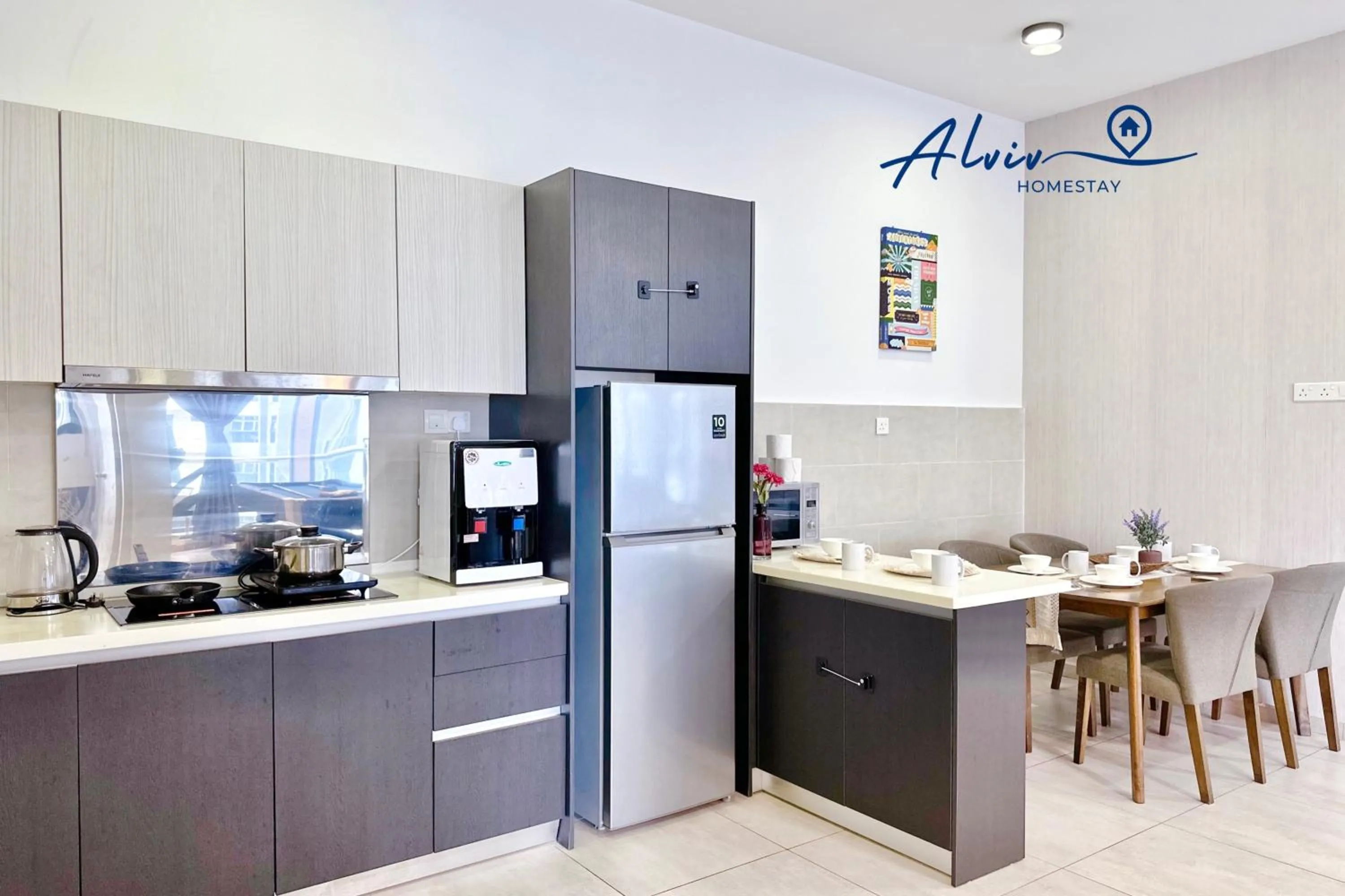 Kitchen or kitchenette in Atlantis Melaka I 5-11pax I 5min JonkerSt By Alviv Management