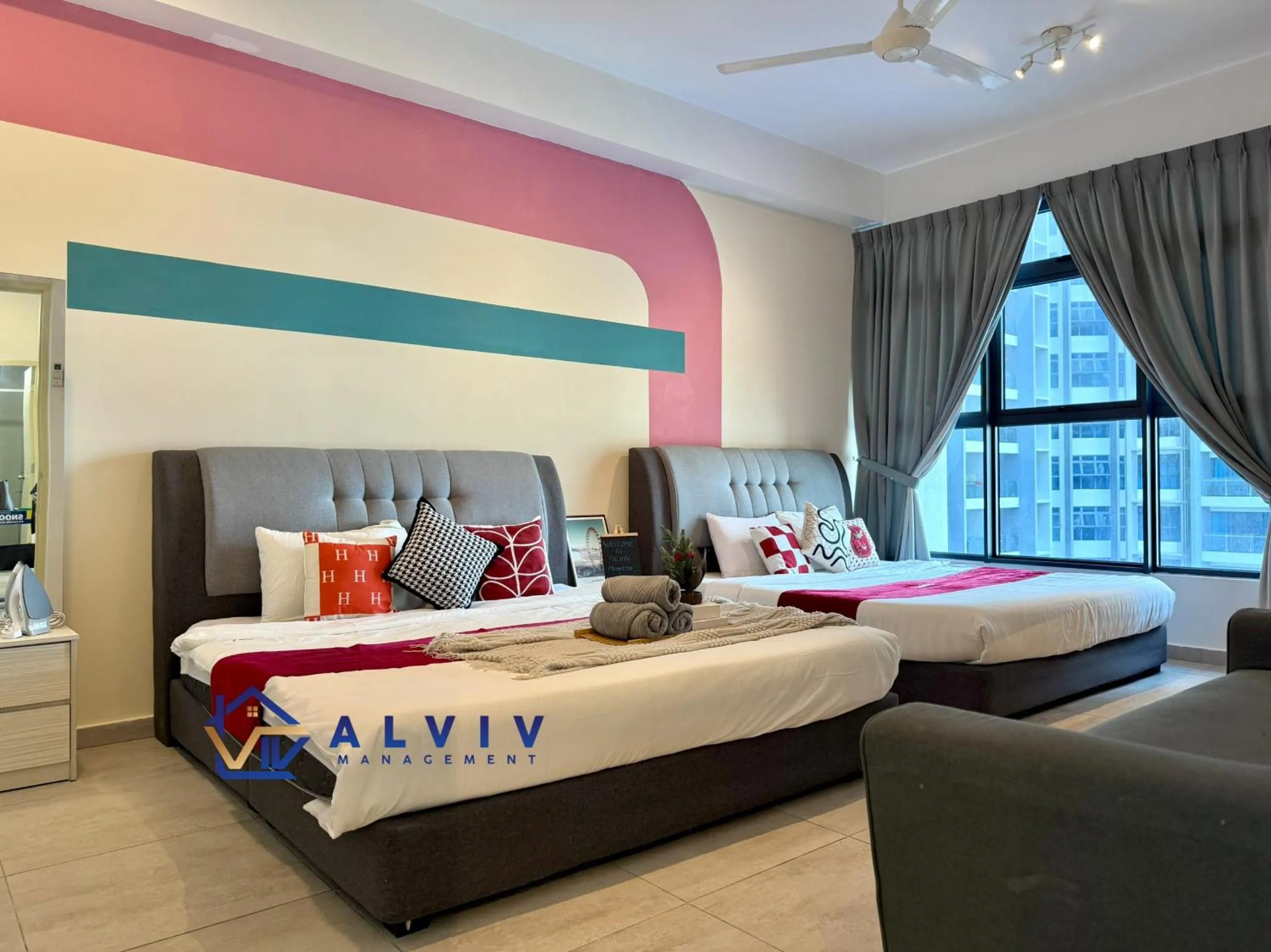 Bed in Atlantis Melaka I 5-11pax I 5min JonkerSt By Alviv Management