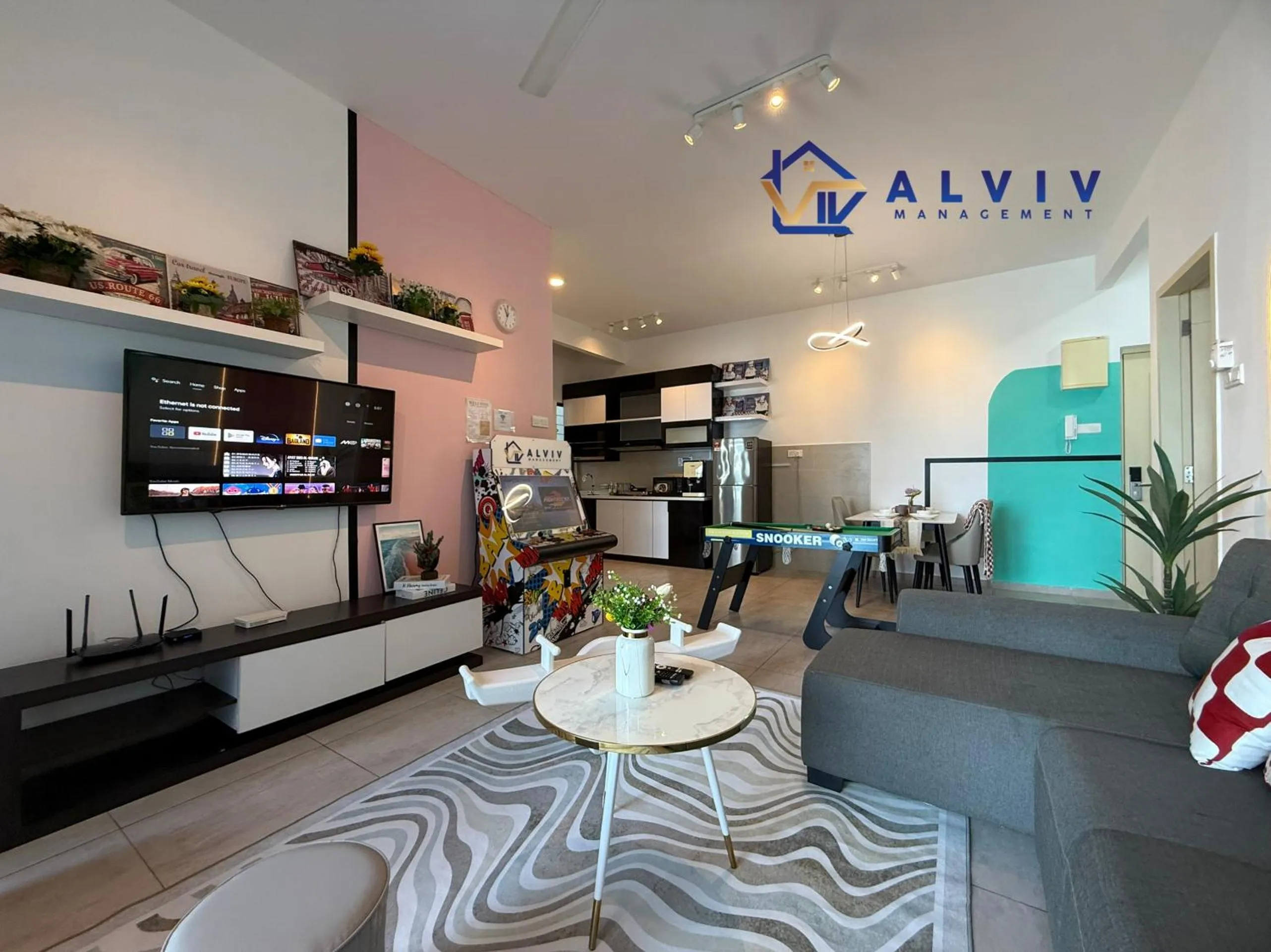 Living room in Atlantis Melaka I 5-11pax I 5min JonkerSt By Alviv Management