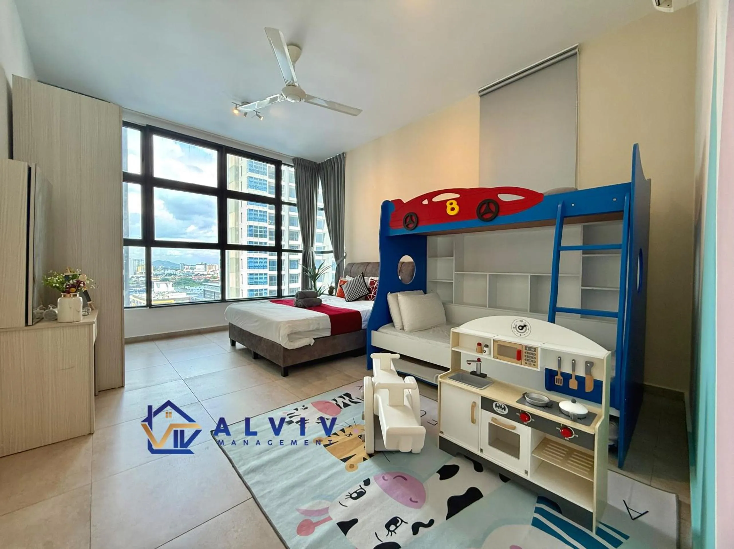 Bedroom, Bed in Atlantis Melaka I 5-11pax I 5min JonkerSt By Alviv Management