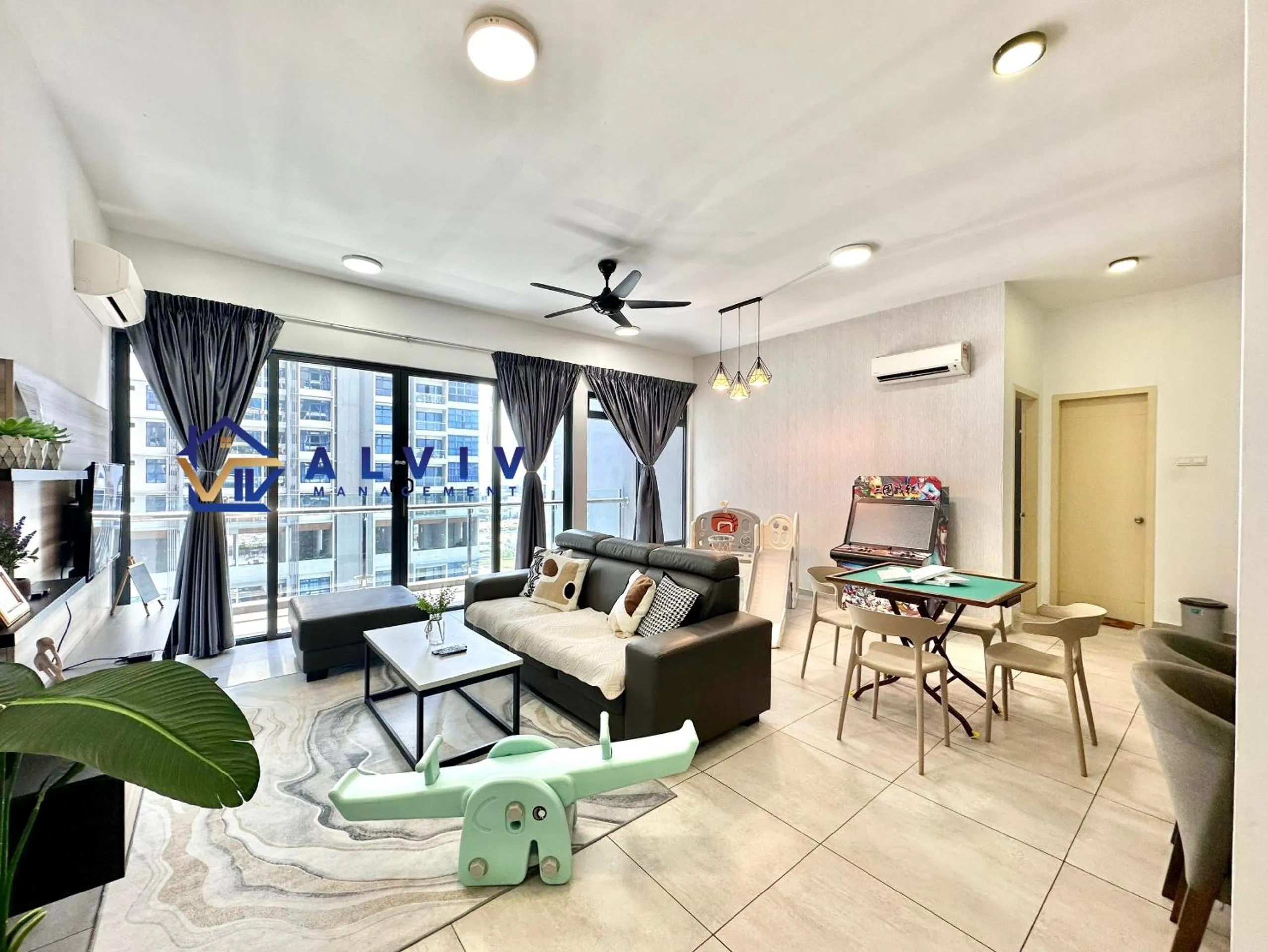 Living room in Atlantis Melaka I 5-11pax I 5min JonkerSt By Alviv Management