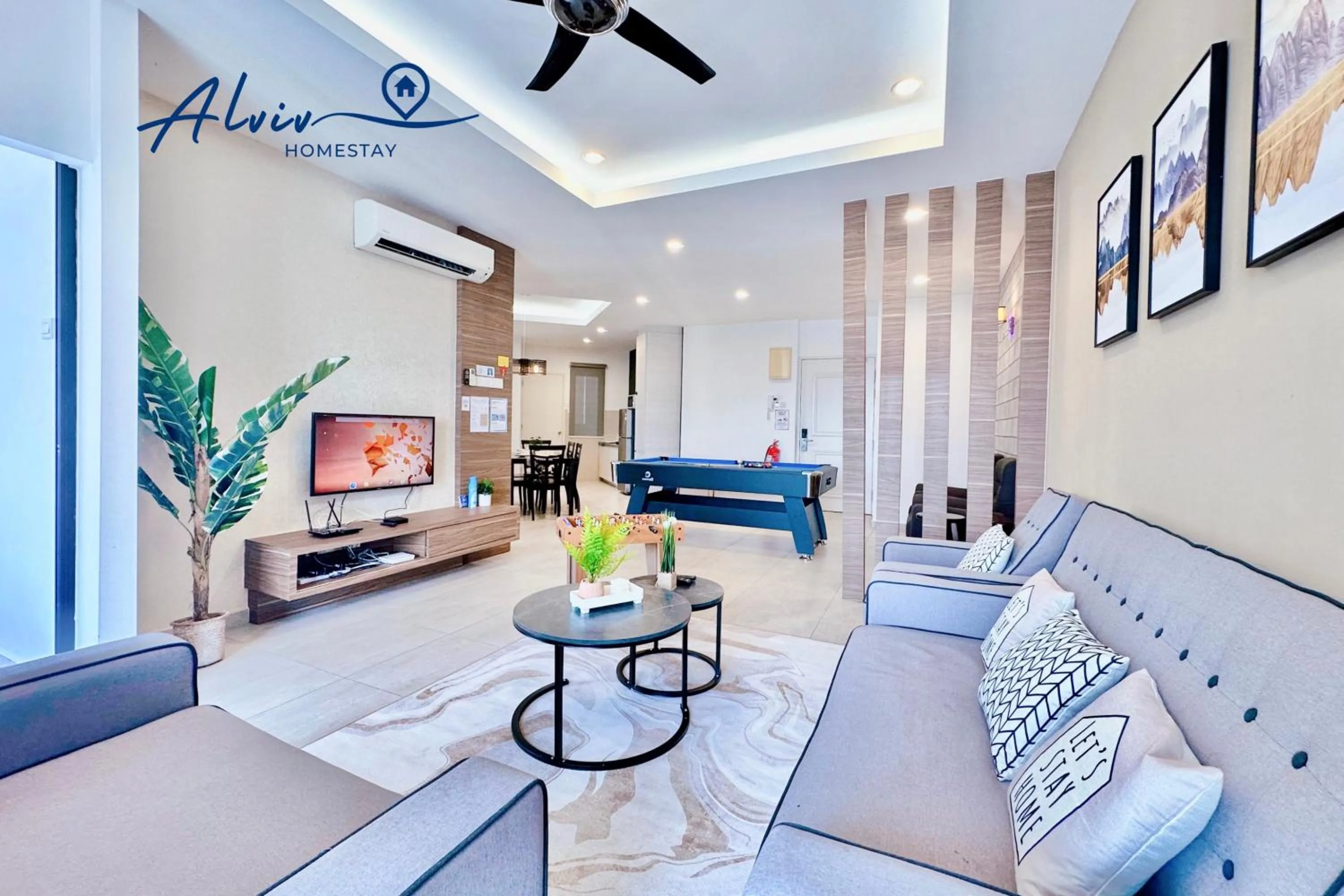 Living room in Atlantis Melaka I 5-11pax I 5min JonkerSt By Alviv Management