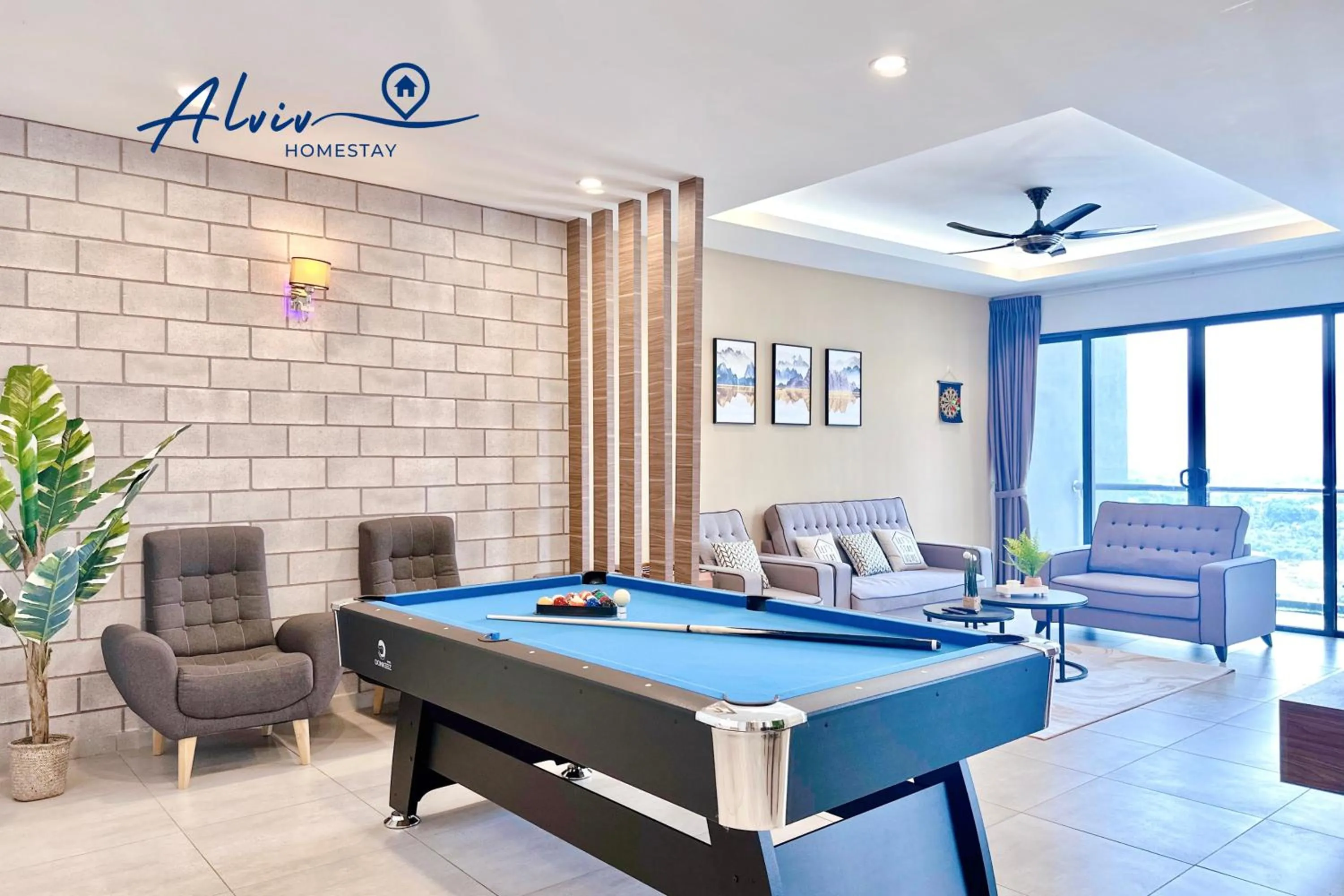 Living room in Atlantis Melaka I 5-11pax I 5min JonkerSt By Alviv Management