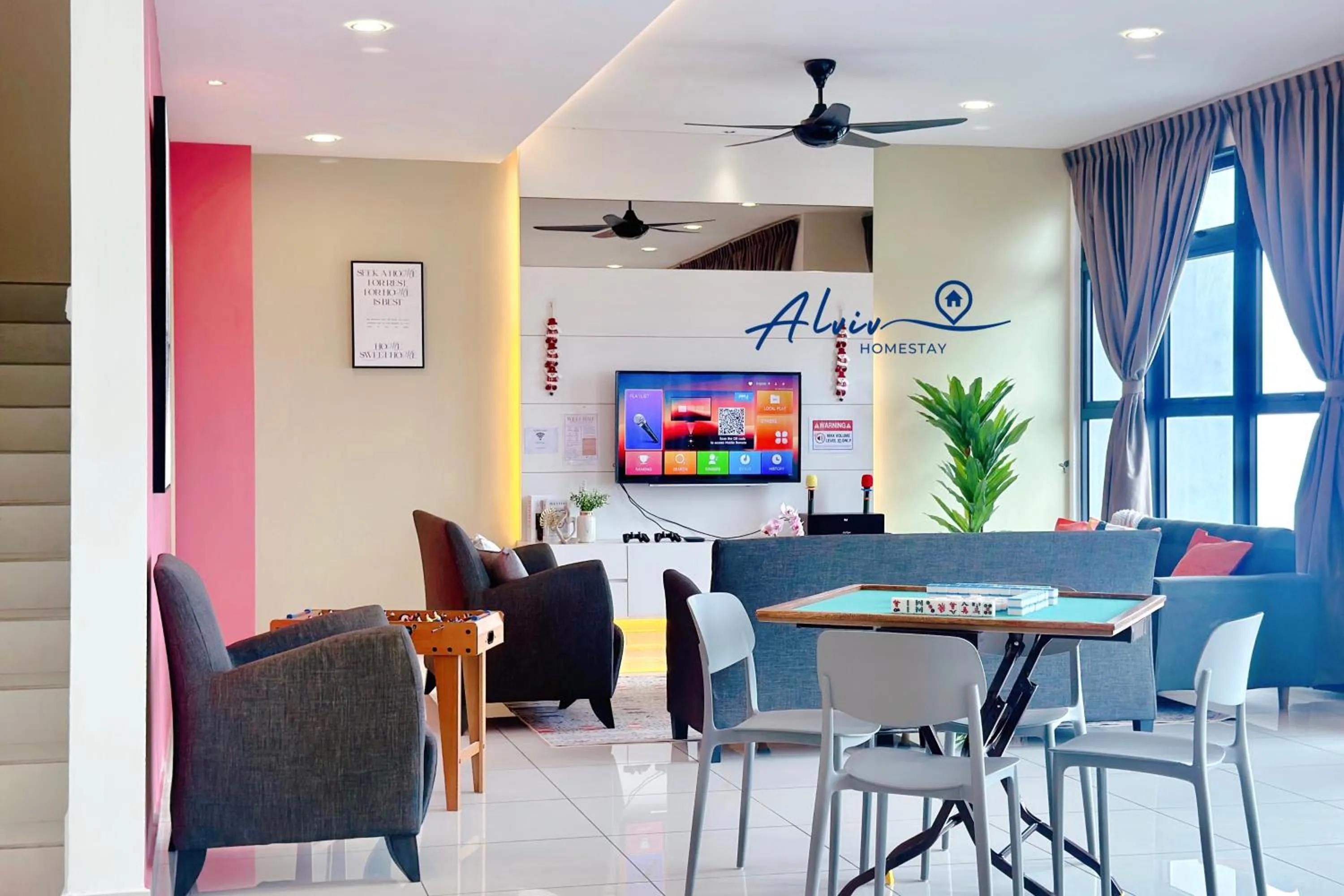 Living room in Atlantis Melaka I 5-11pax I 5min JonkerSt By Alviv Management