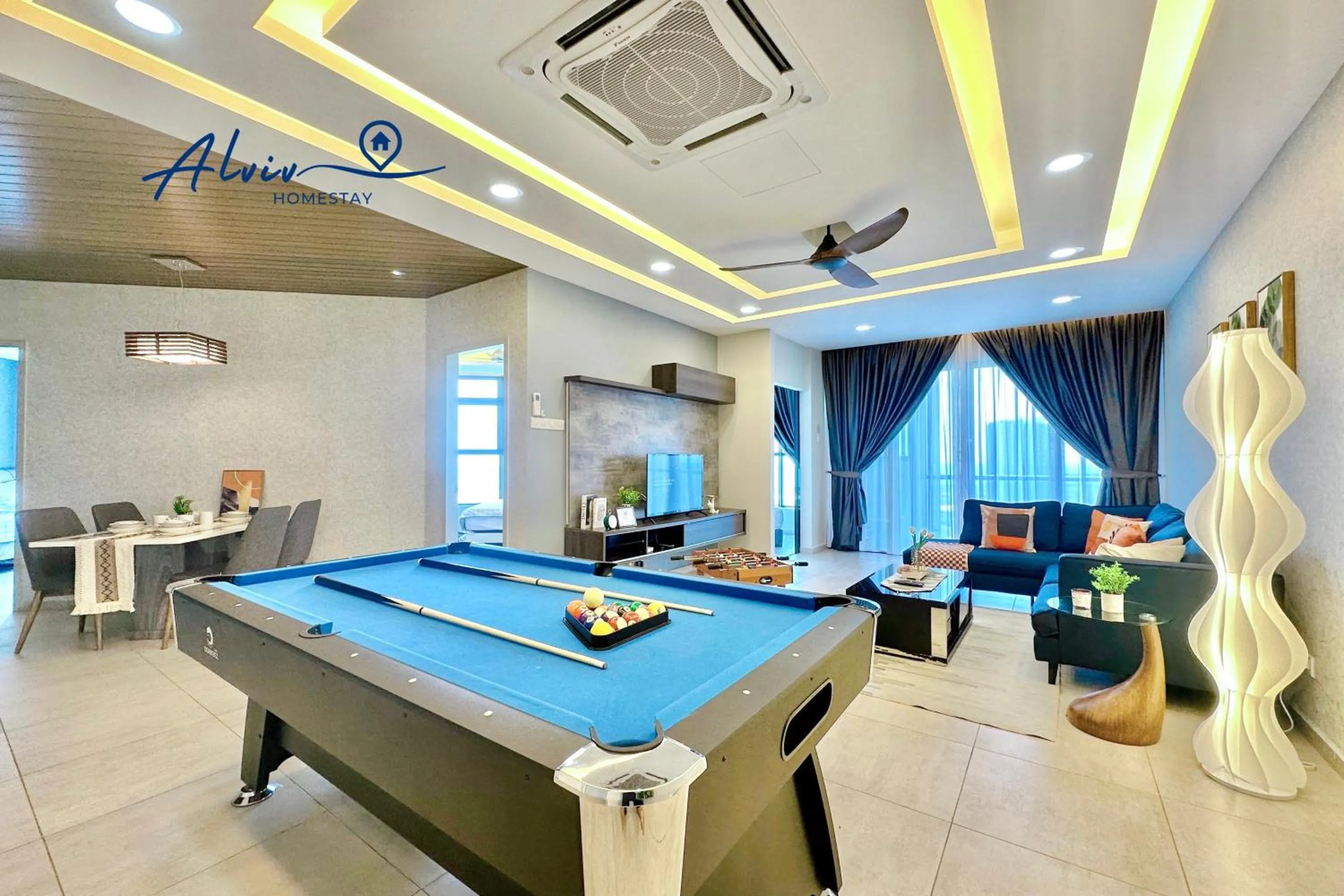 Billiard in Atlantis Melaka I 5-11pax I 5min JonkerSt By Alviv Management