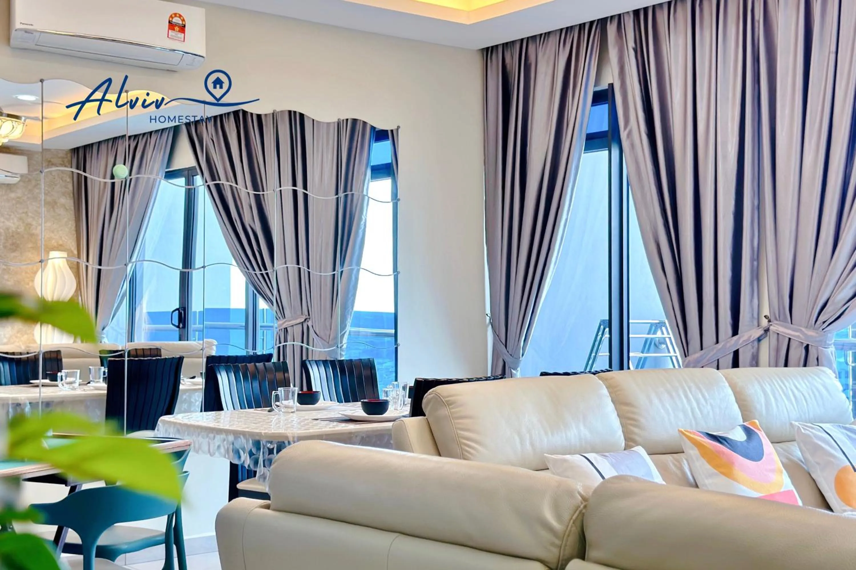 Living room in Atlantis Melaka I 5-11pax I 5min JonkerSt By Alviv Management