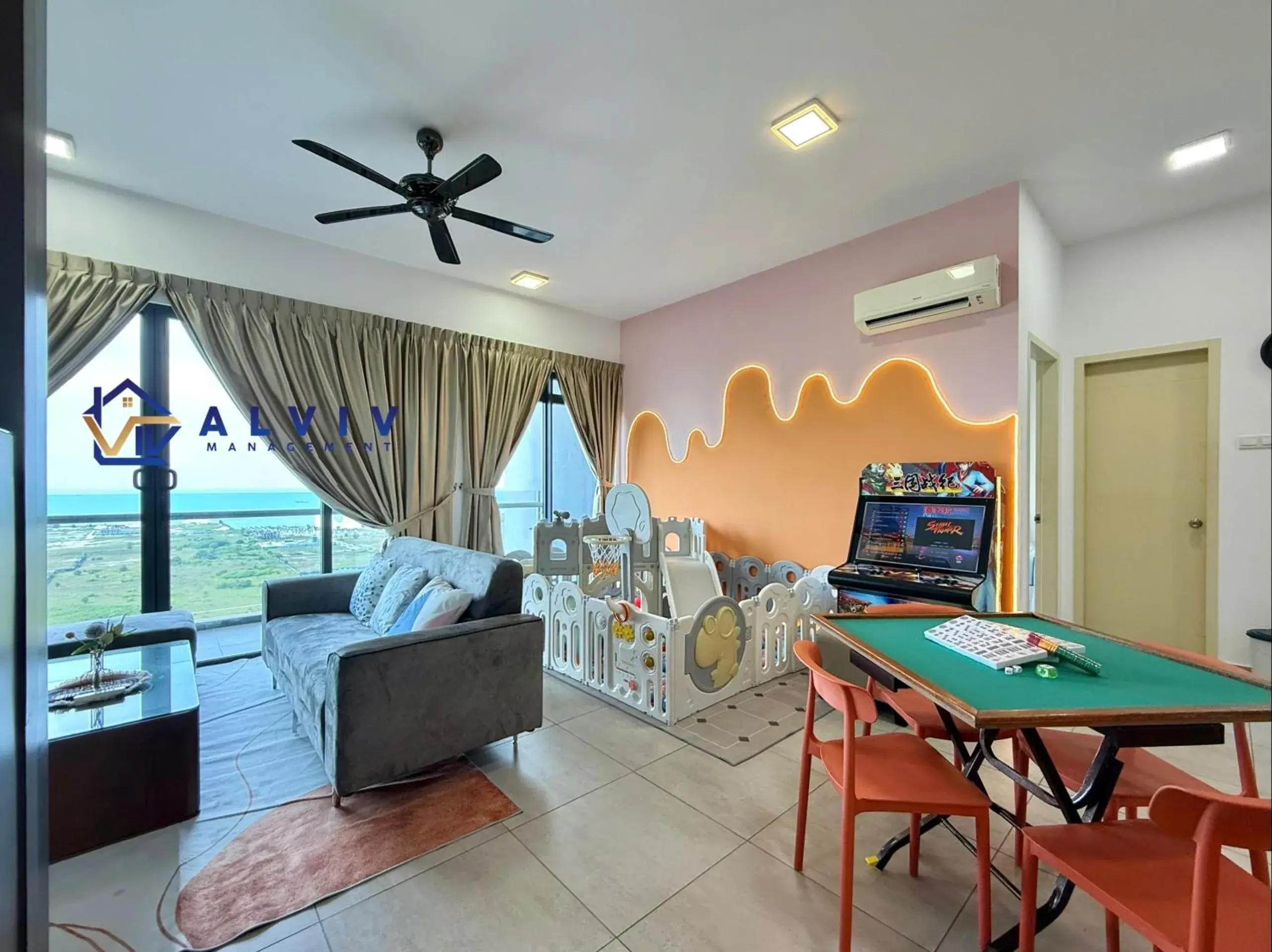 Three-Bedroom Apartment with Sea View in Atlantis Melaka I 5-11pax I 5min JonkerSt By Alviv Management Three-Bedroom Apartment with Sea View in Atlantis Melaka I 5-11pax I 5min JonkerSt By Alviv Management