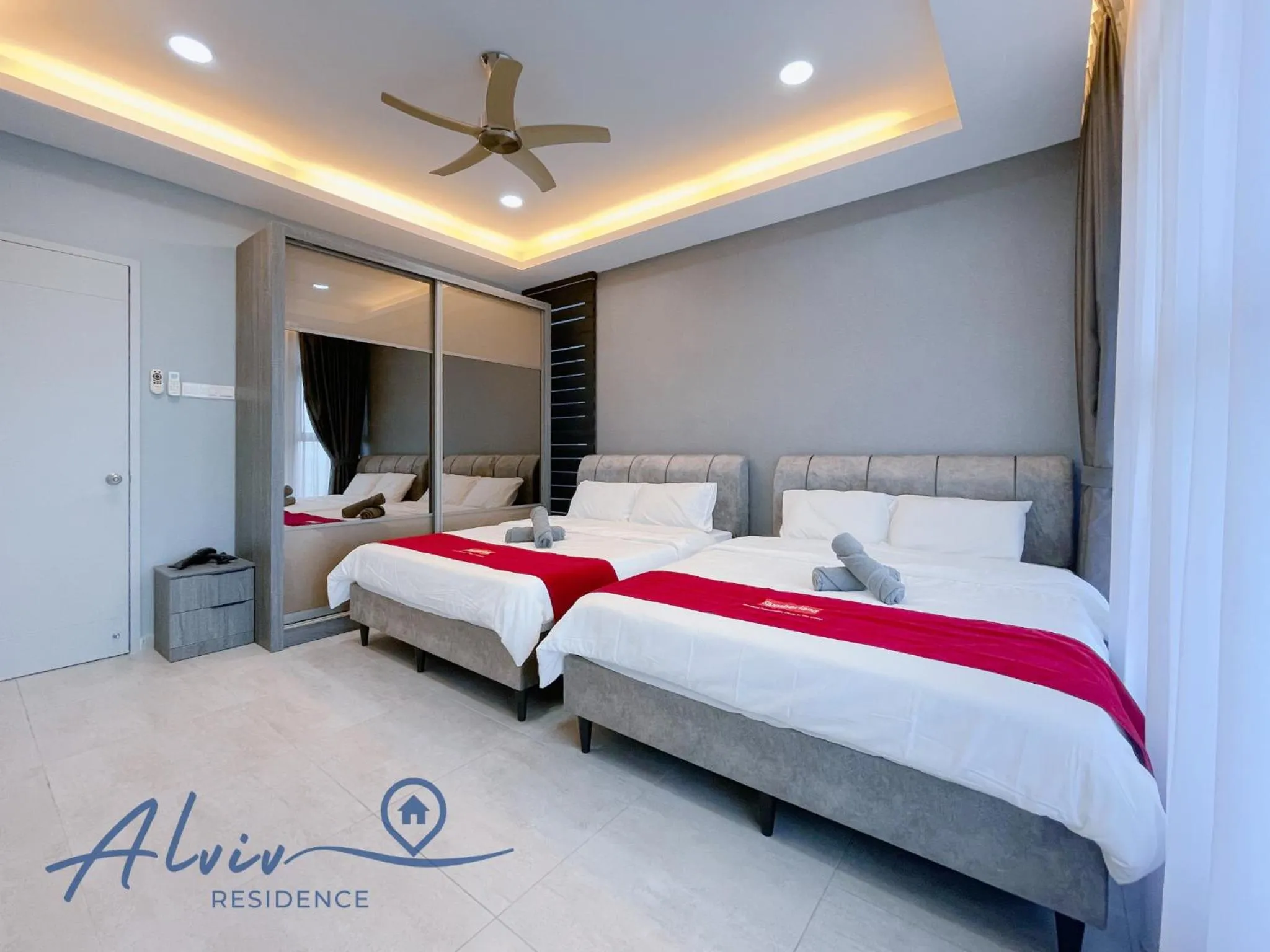 Bed in Atlantis Melaka I 5-11pax I 5min JonkerSt By Alviv Management