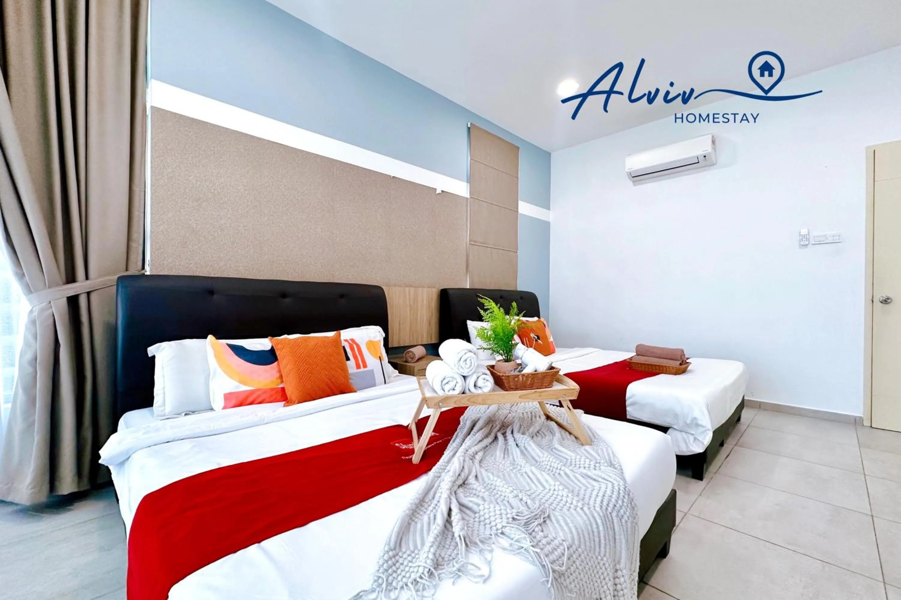 Bed in Atlantis Melaka I 5-11pax I 5min JonkerSt By Alviv Management