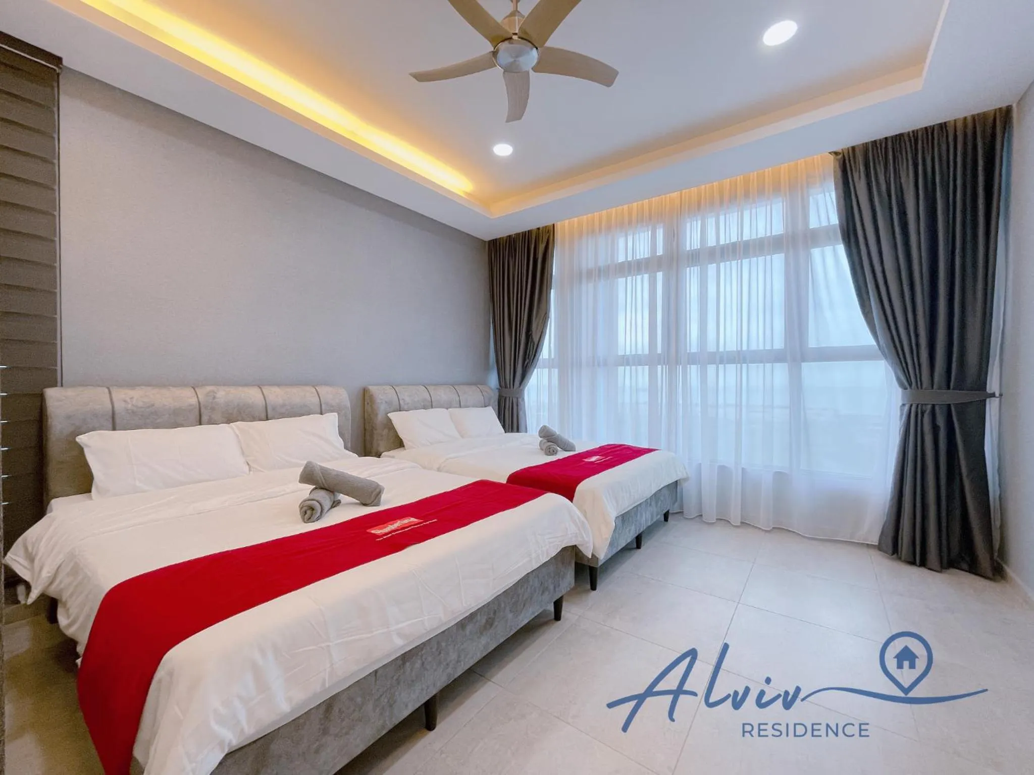 Bed in Atlantis Melaka I 5-11pax I 5min JonkerSt By Alviv Management