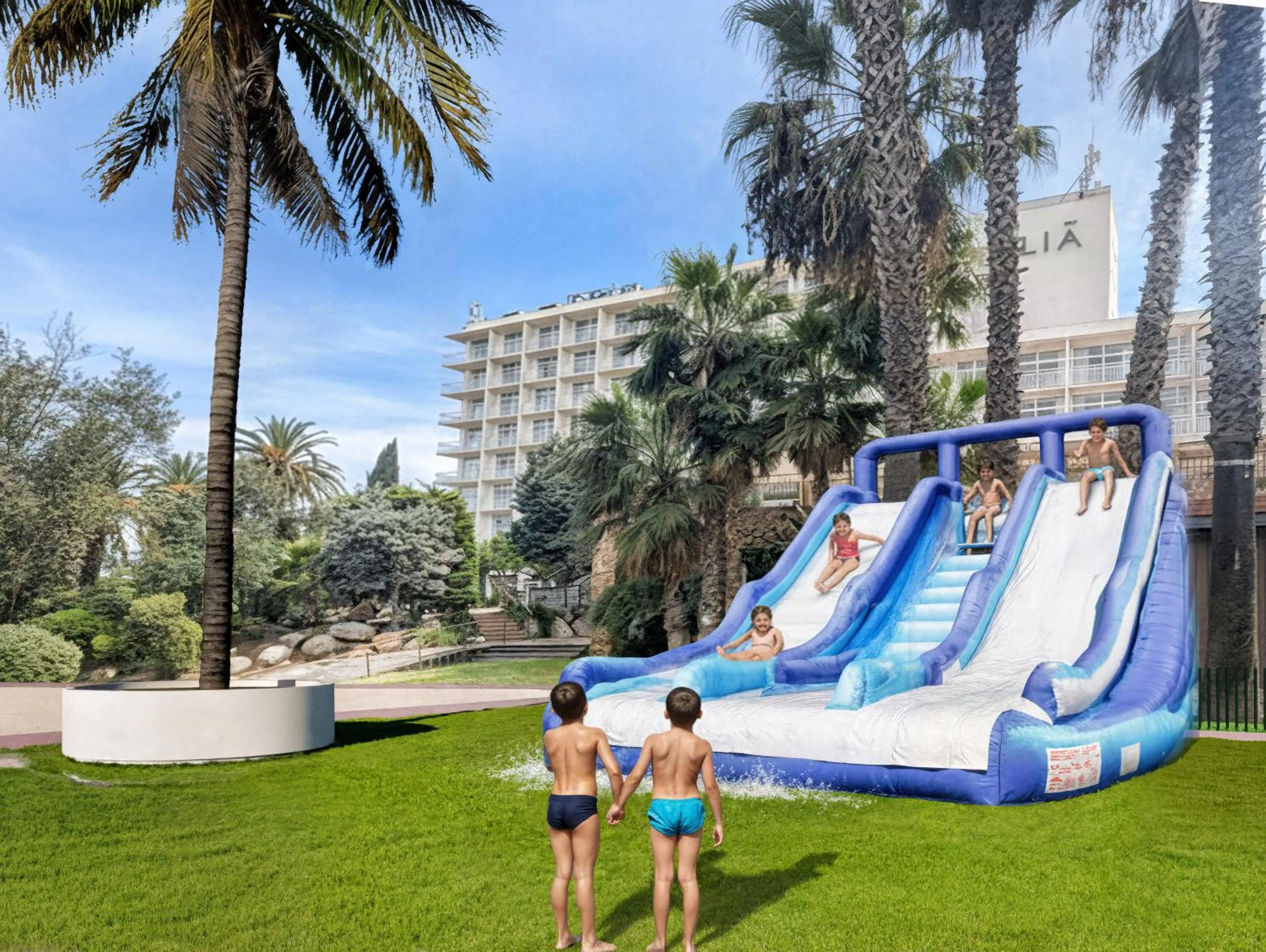 Aqua park in Meliá Lloret de Mar