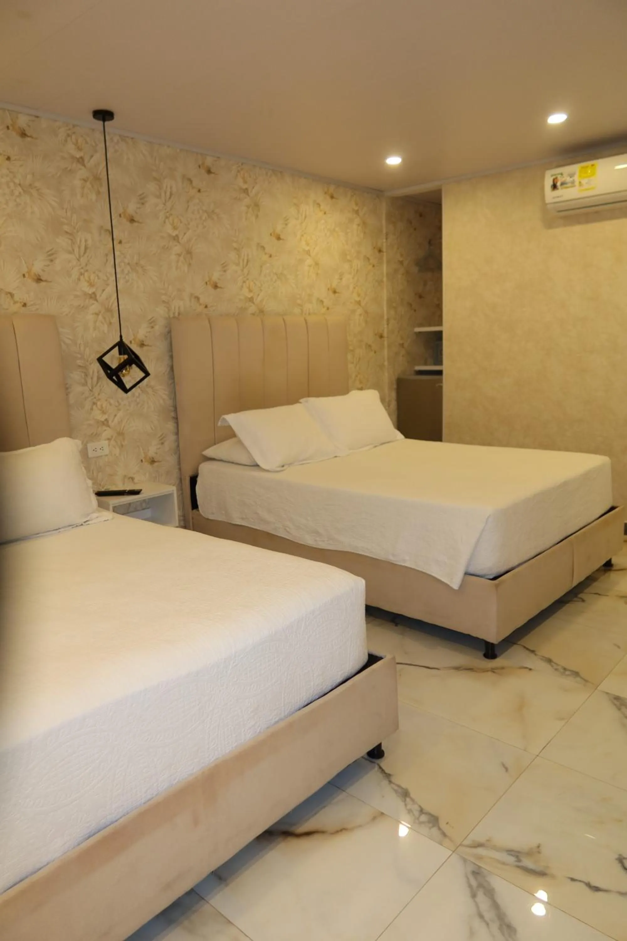 Photo of the whole room, Bed in WH HOTEL