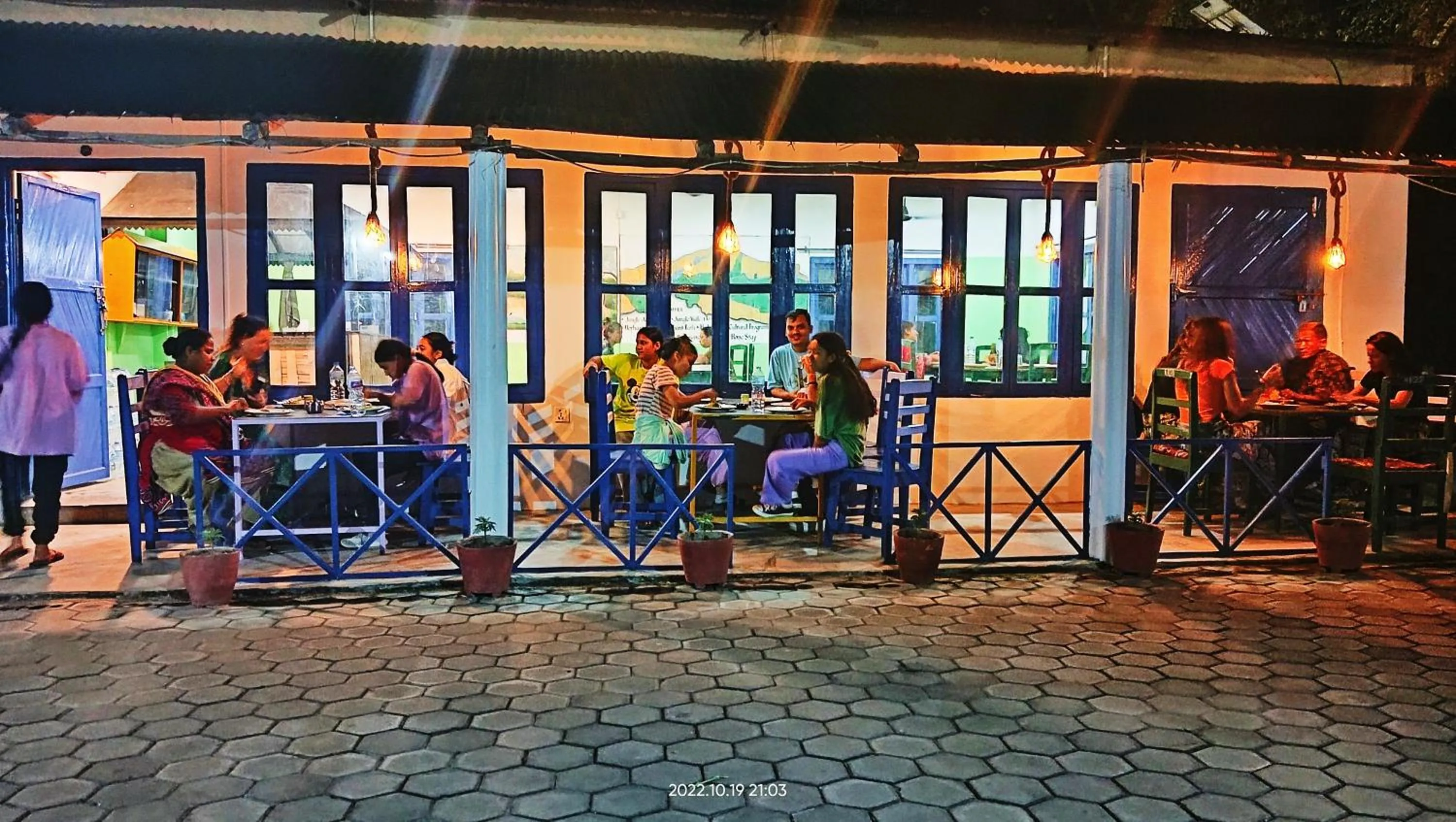 Restaurant/places to eat in Hotel Butterfly - Peaceful Garden for Nature Lovers