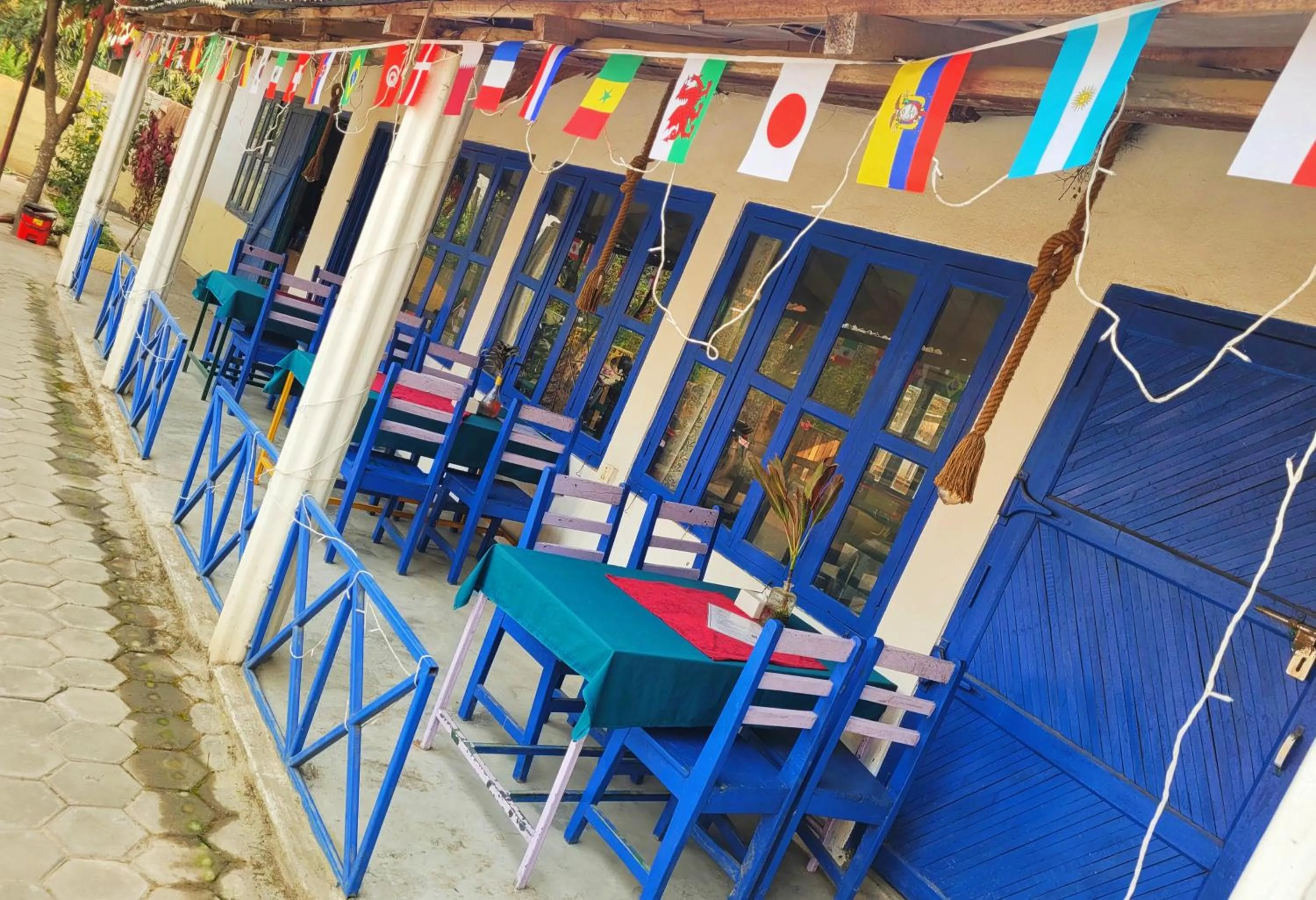 Restaurant/places to eat in Hotel Butterfly - Peaceful Garden for Nature Lovers