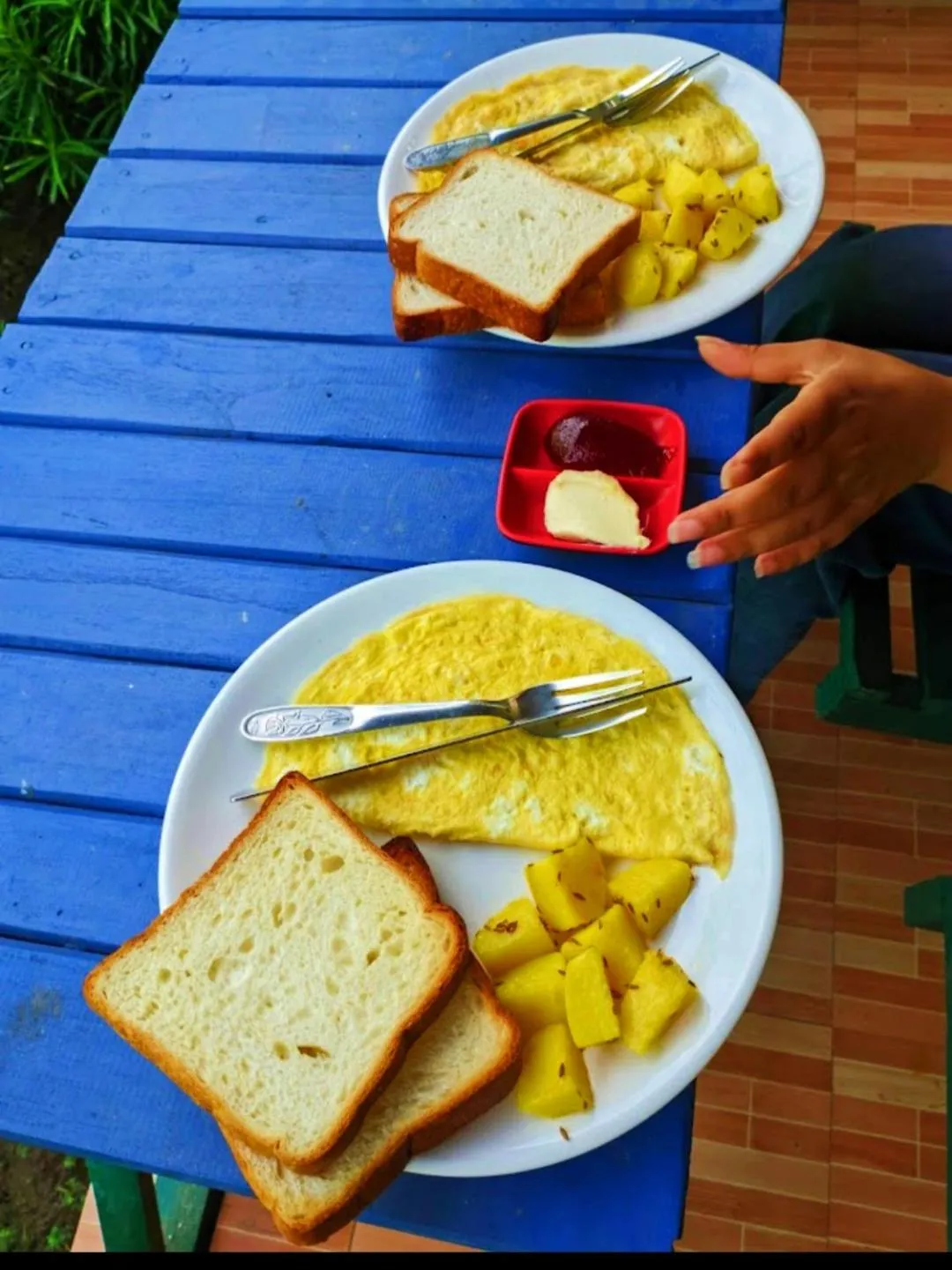Breakfast in Hotel Butterfly - Peaceful Garden for Nature Lovers