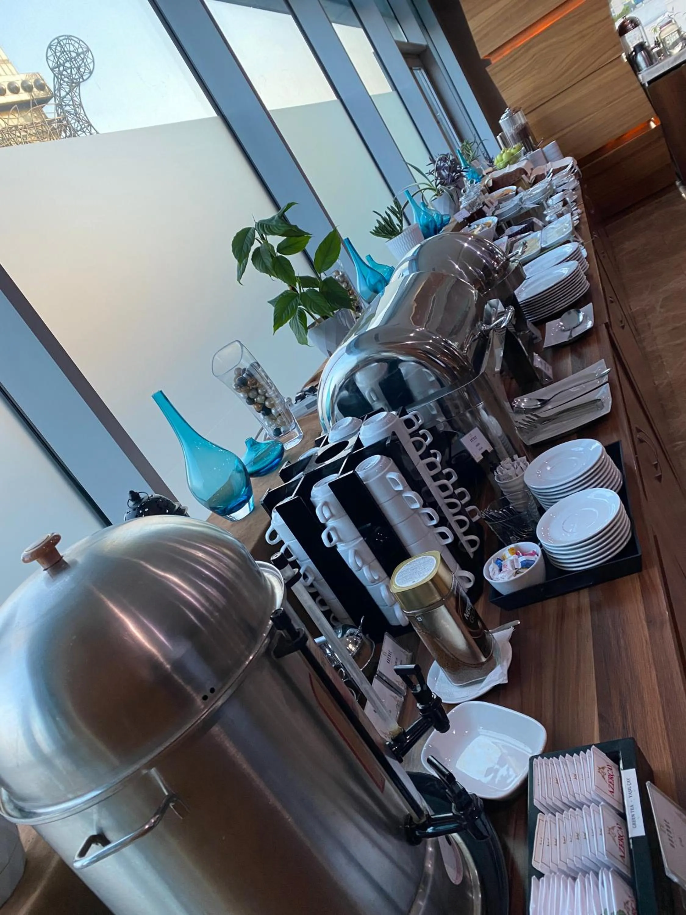 Buffet breakfast in Avenue Hotel Baku by Smart