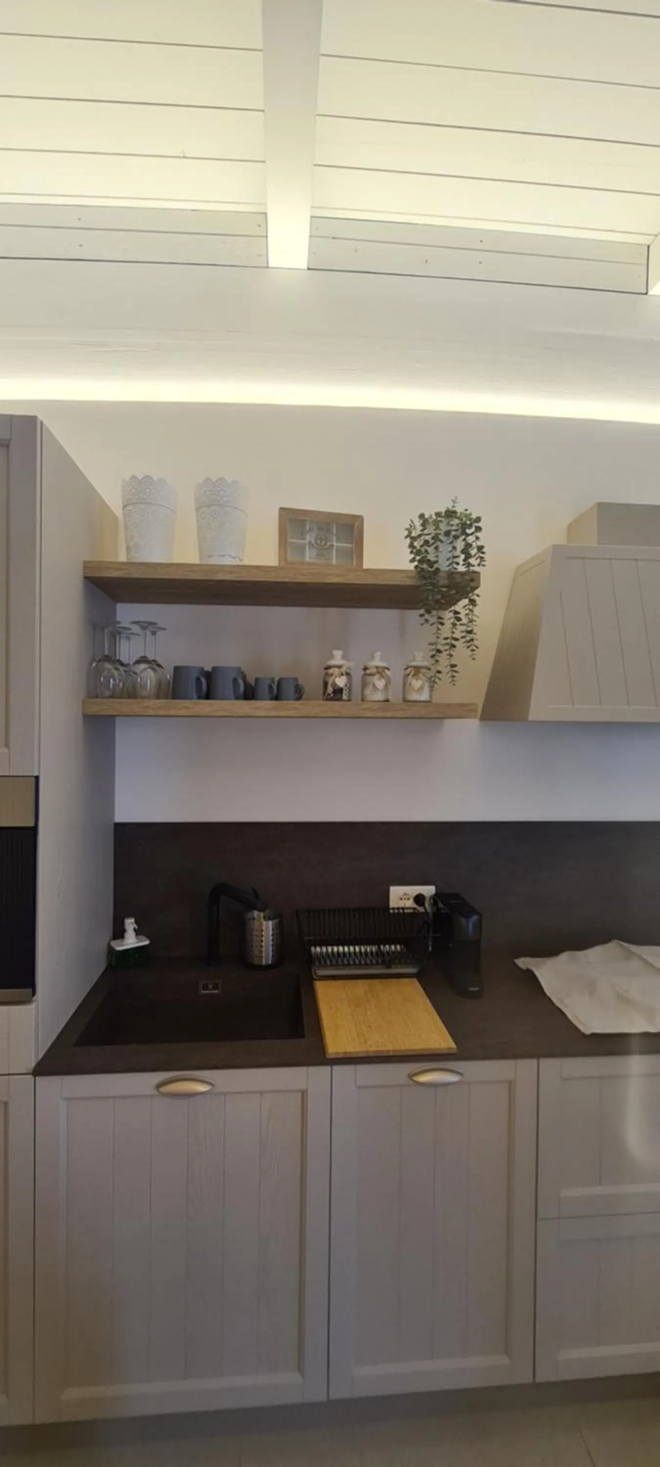Kitchen or kitchenette in Appartamento Tra Cielo e Mare Cesenatico