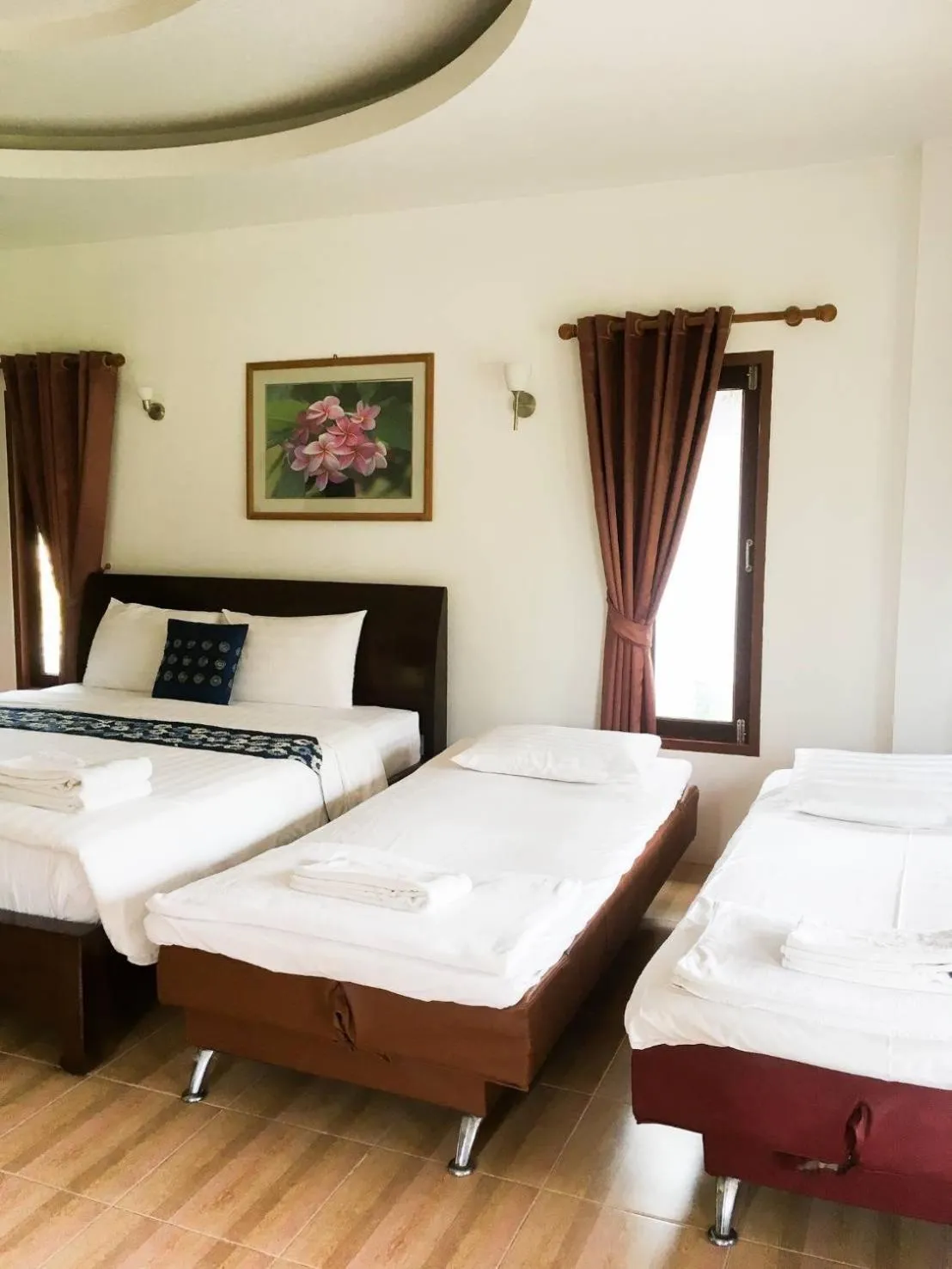 Bed in Waterside Resort