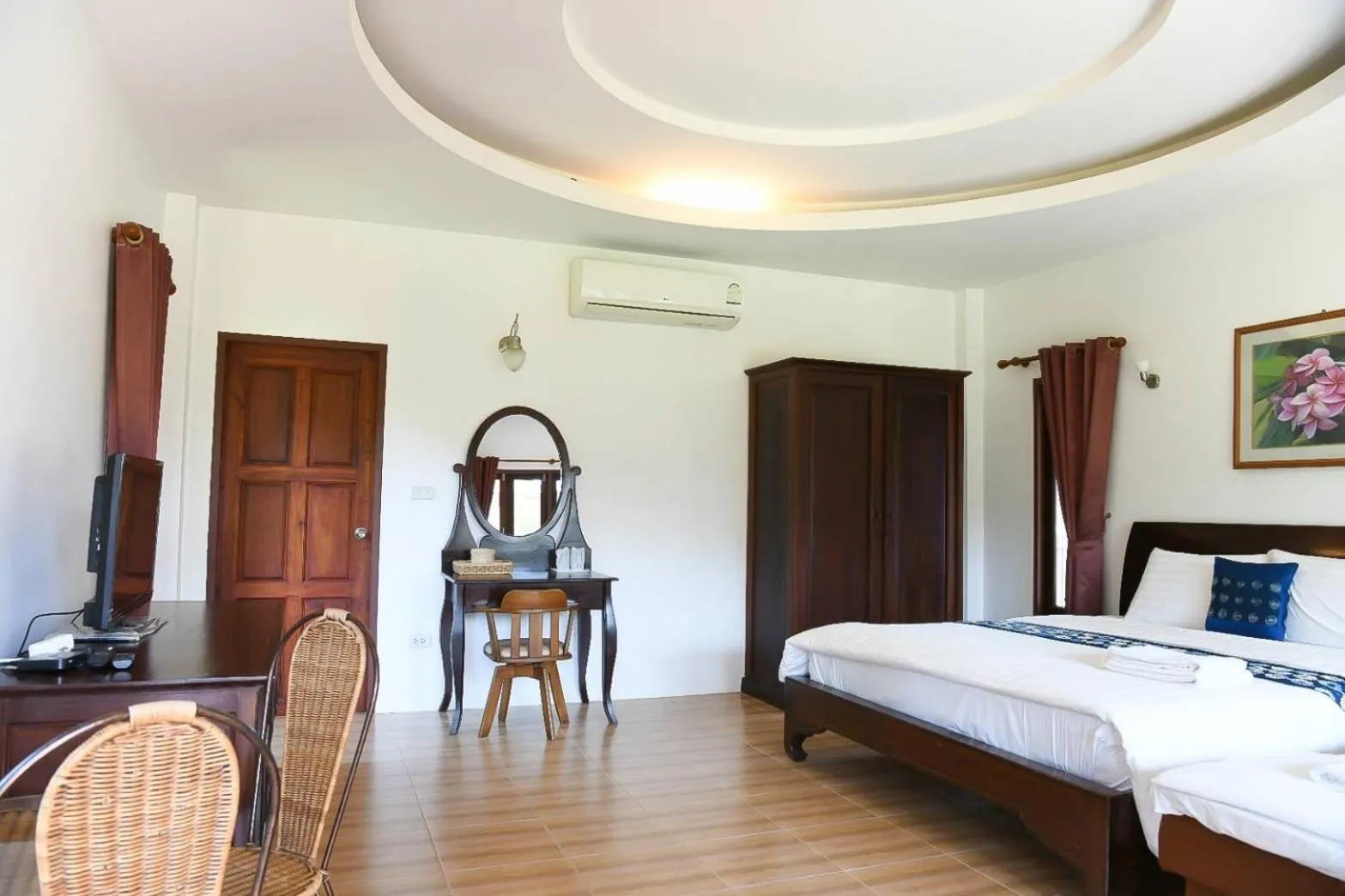 Bed in Waterside Resort