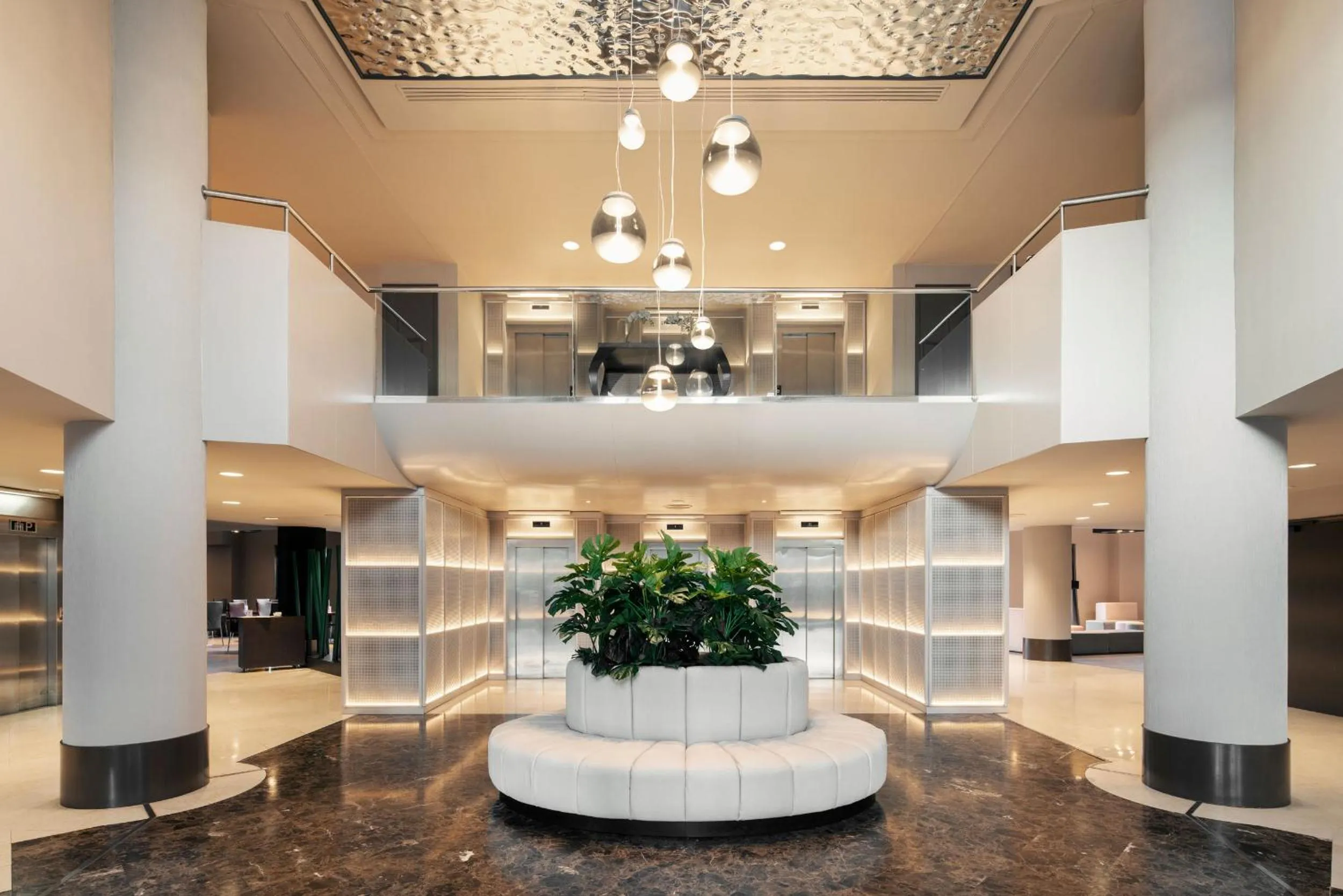 Lobby or reception in Hotel Alimara