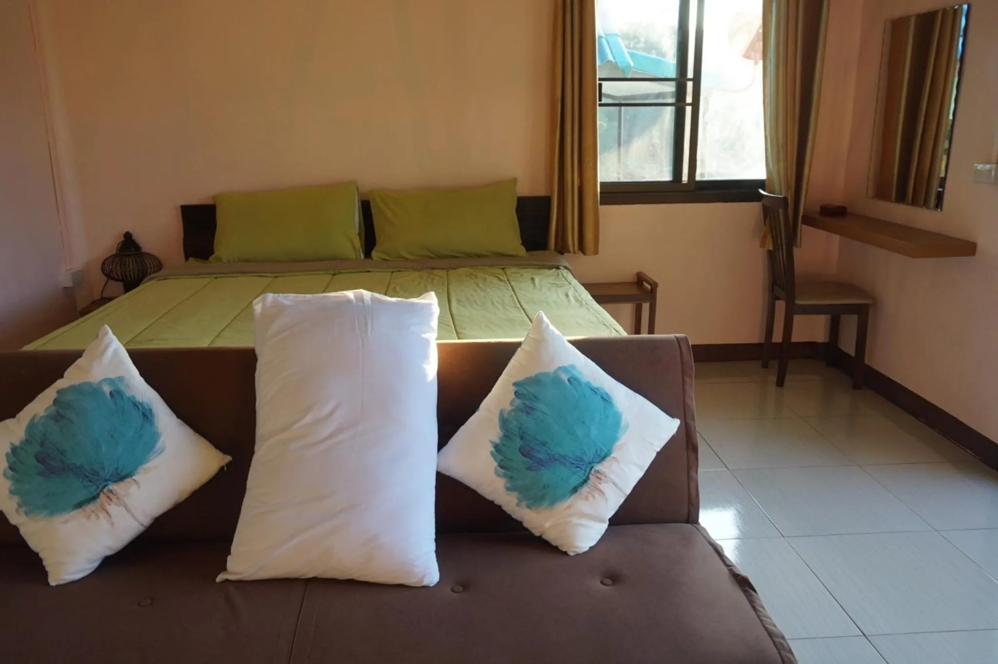 Decorative detail, Bed in Kwainoy Riverpark