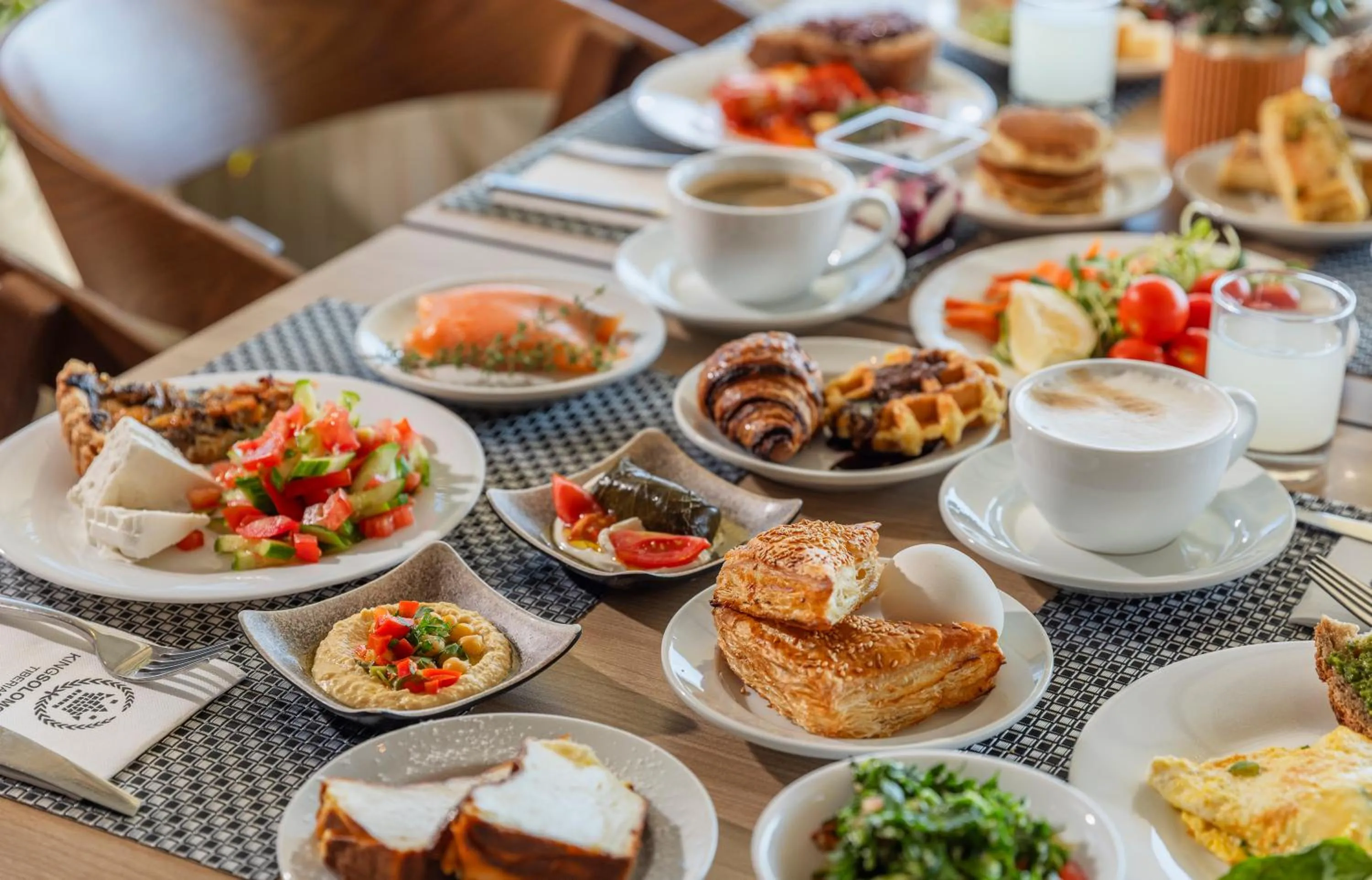 Food and drinks in King Solomon Hotel Tiberias