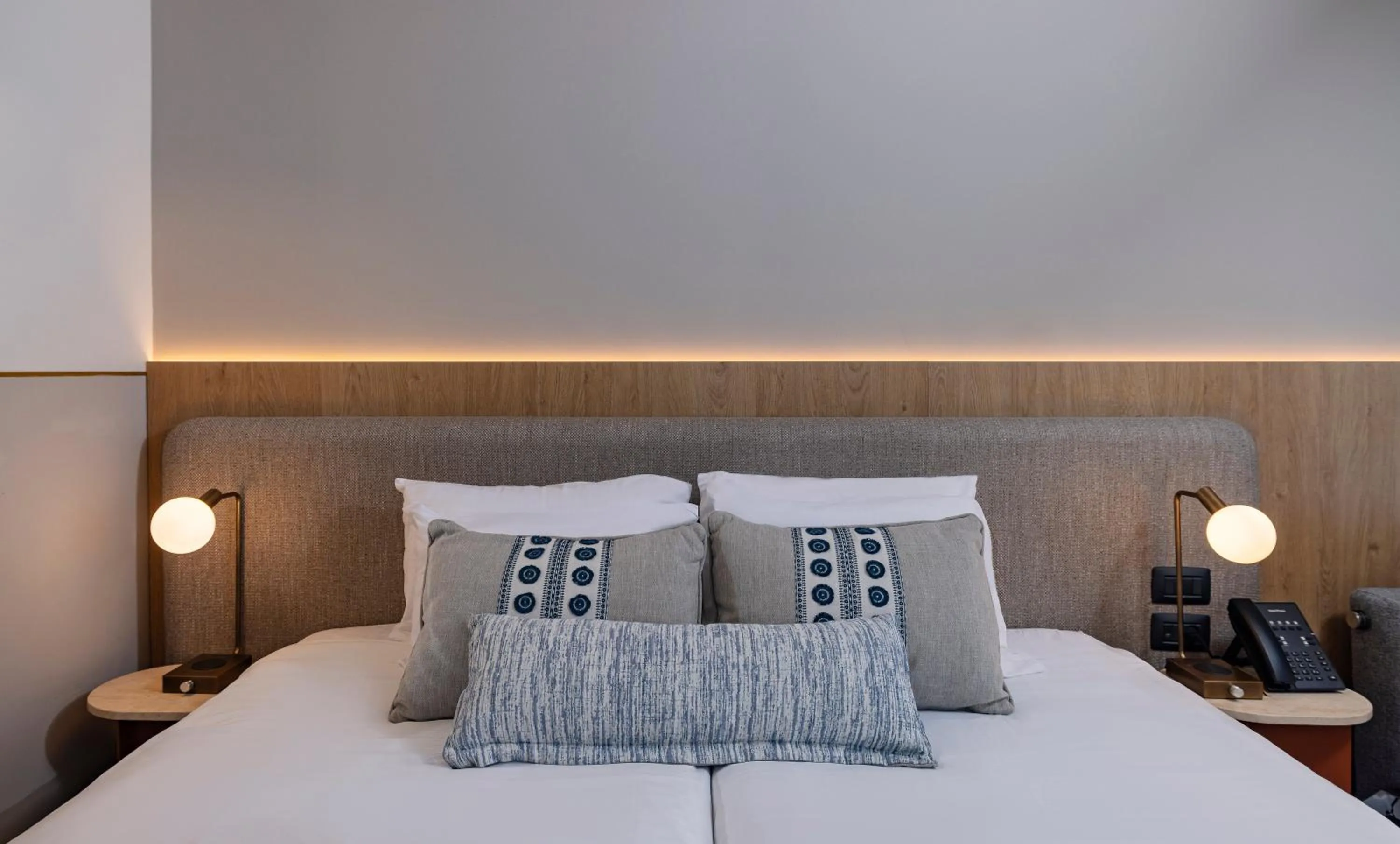 Bed in King Solomon Hotel Tiberias