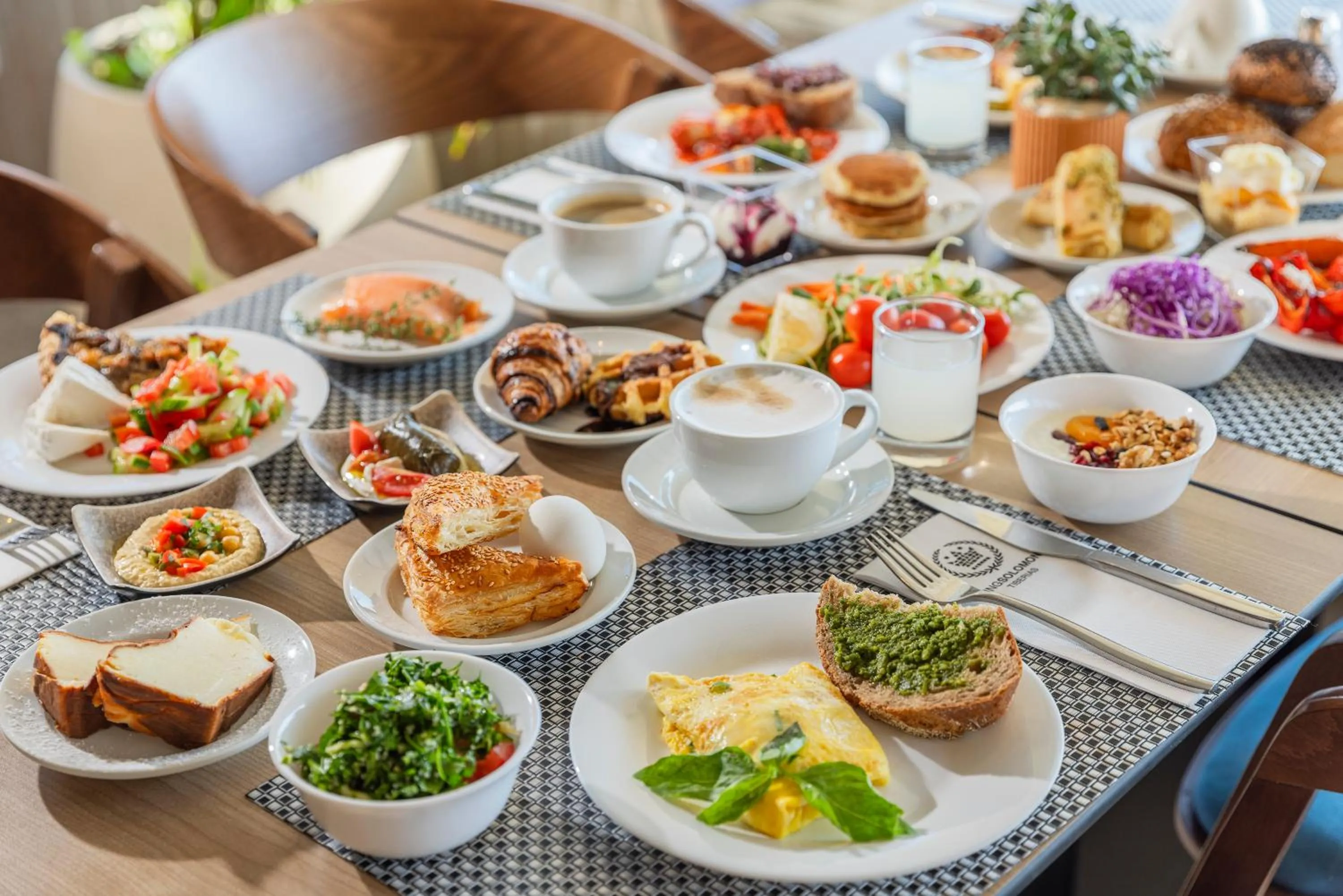 Food and drinks in King Solomon Hotel Tiberias