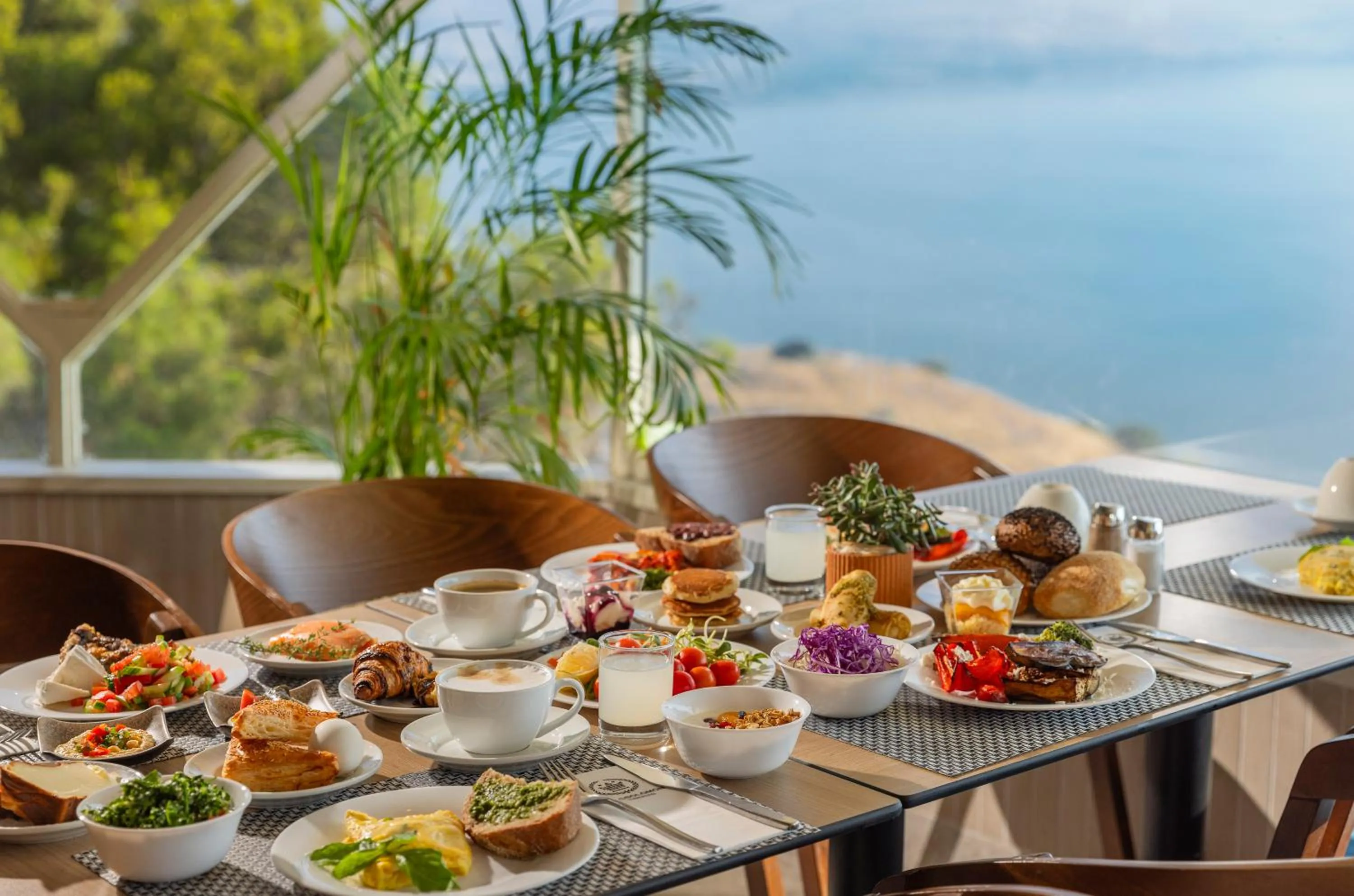 Breakfast in King Solomon Hotel Tiberias