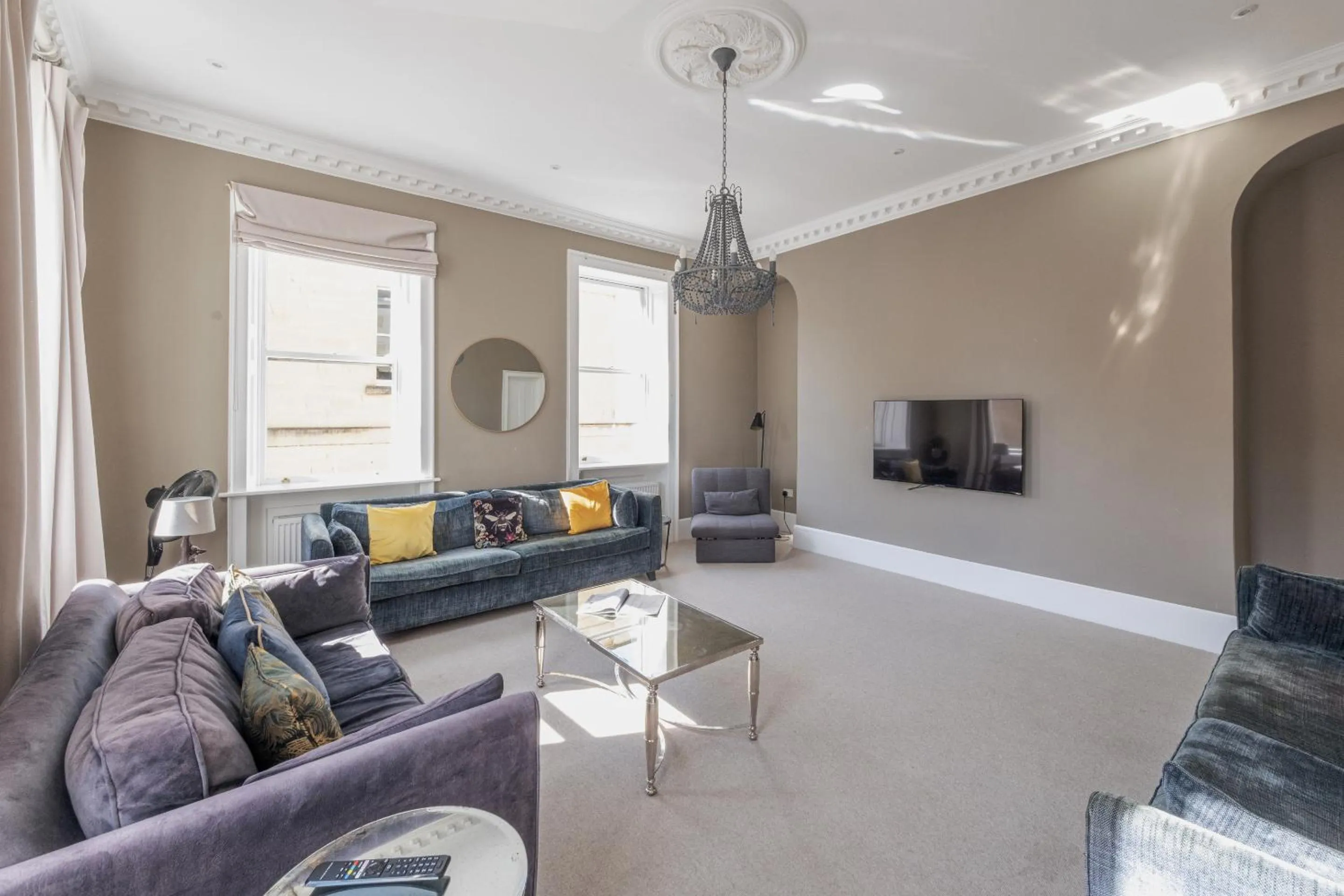 Living room in Dream Stays Bath - Barton House