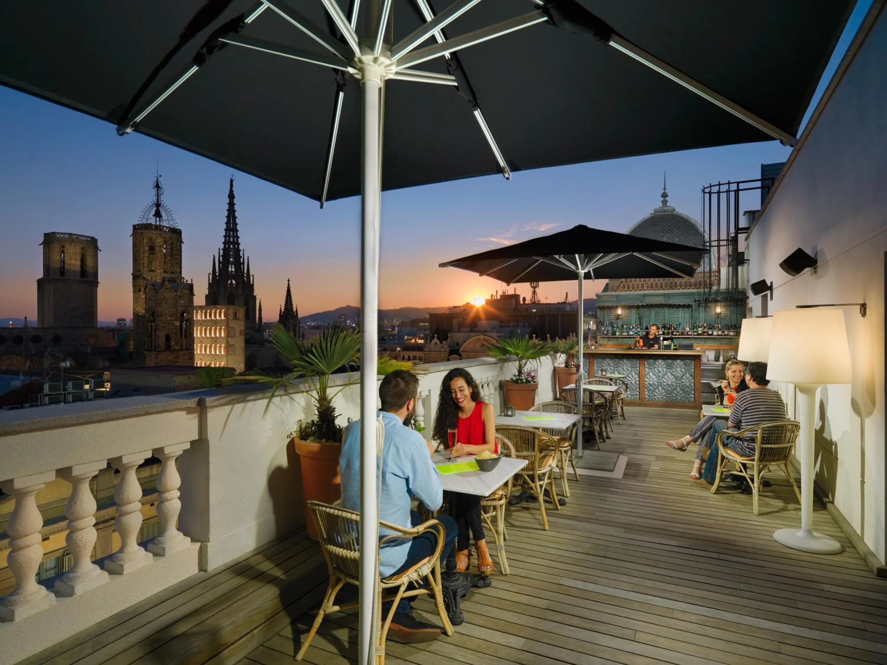 Balcony/Terrace in Boutique Hotel H10 Montcada