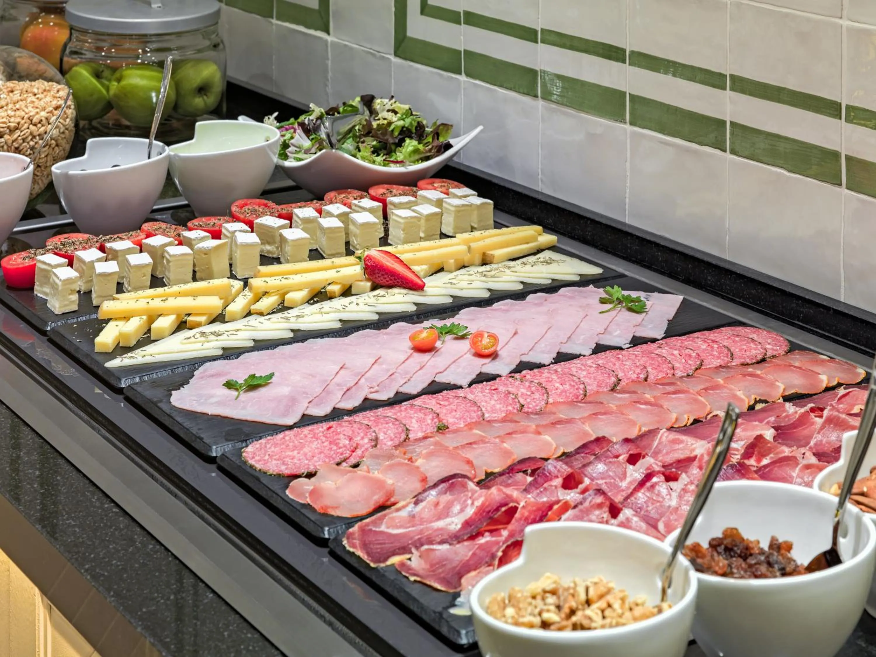 Buffet breakfast in Boutique Hotel H10 Montcada