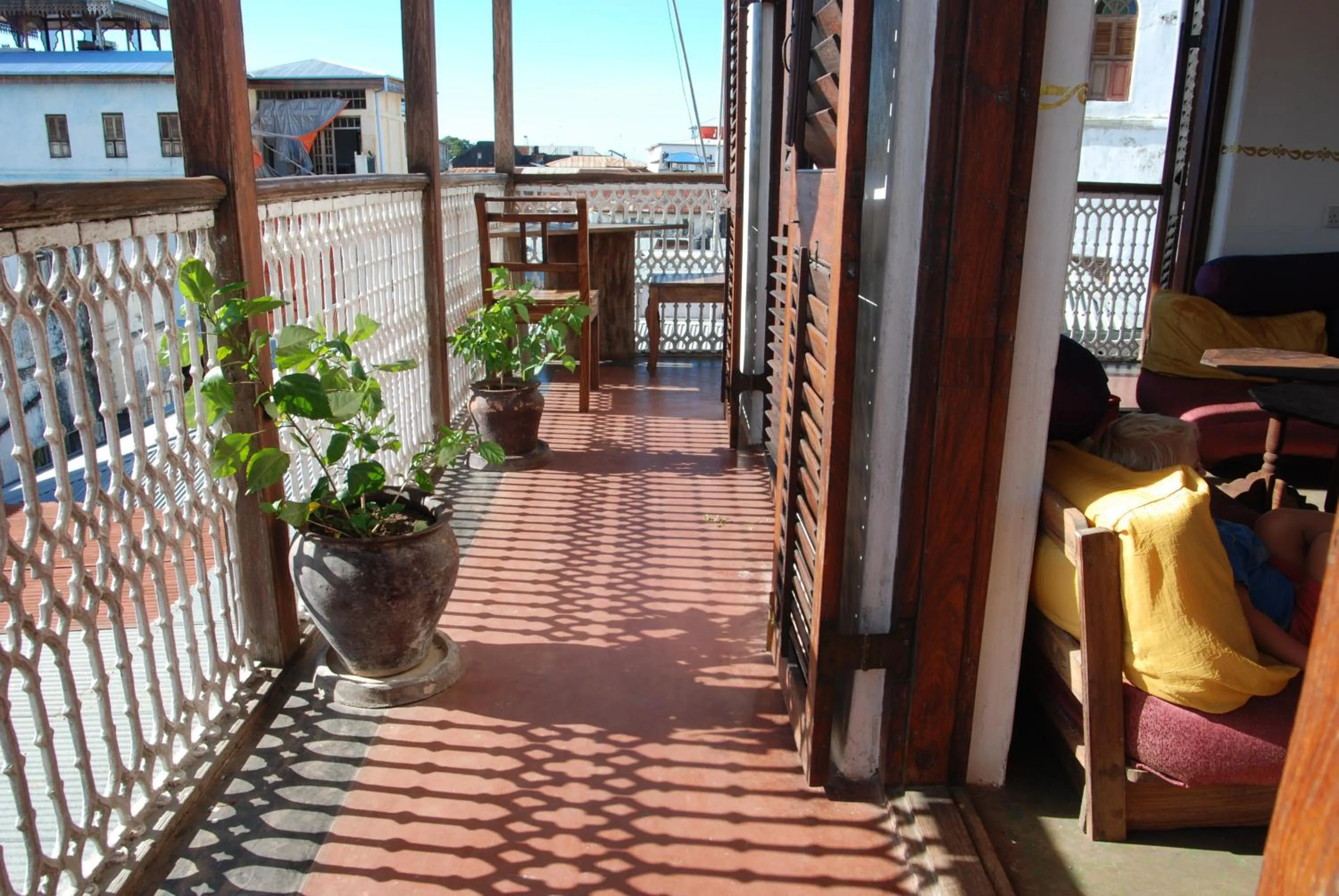 Balcony/Terrace in Zanzibar Coffee House