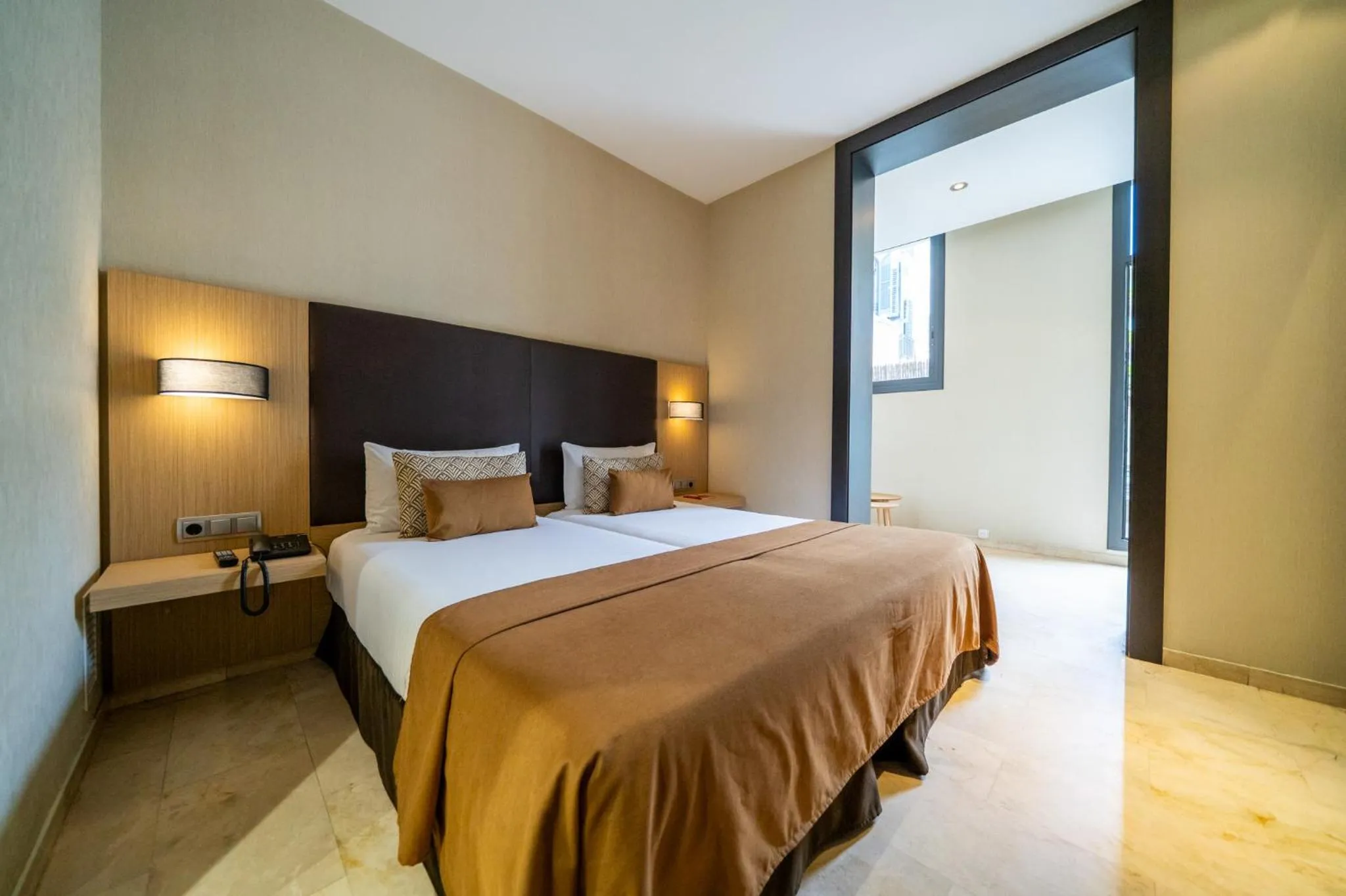 Bed in Hotel Constanza