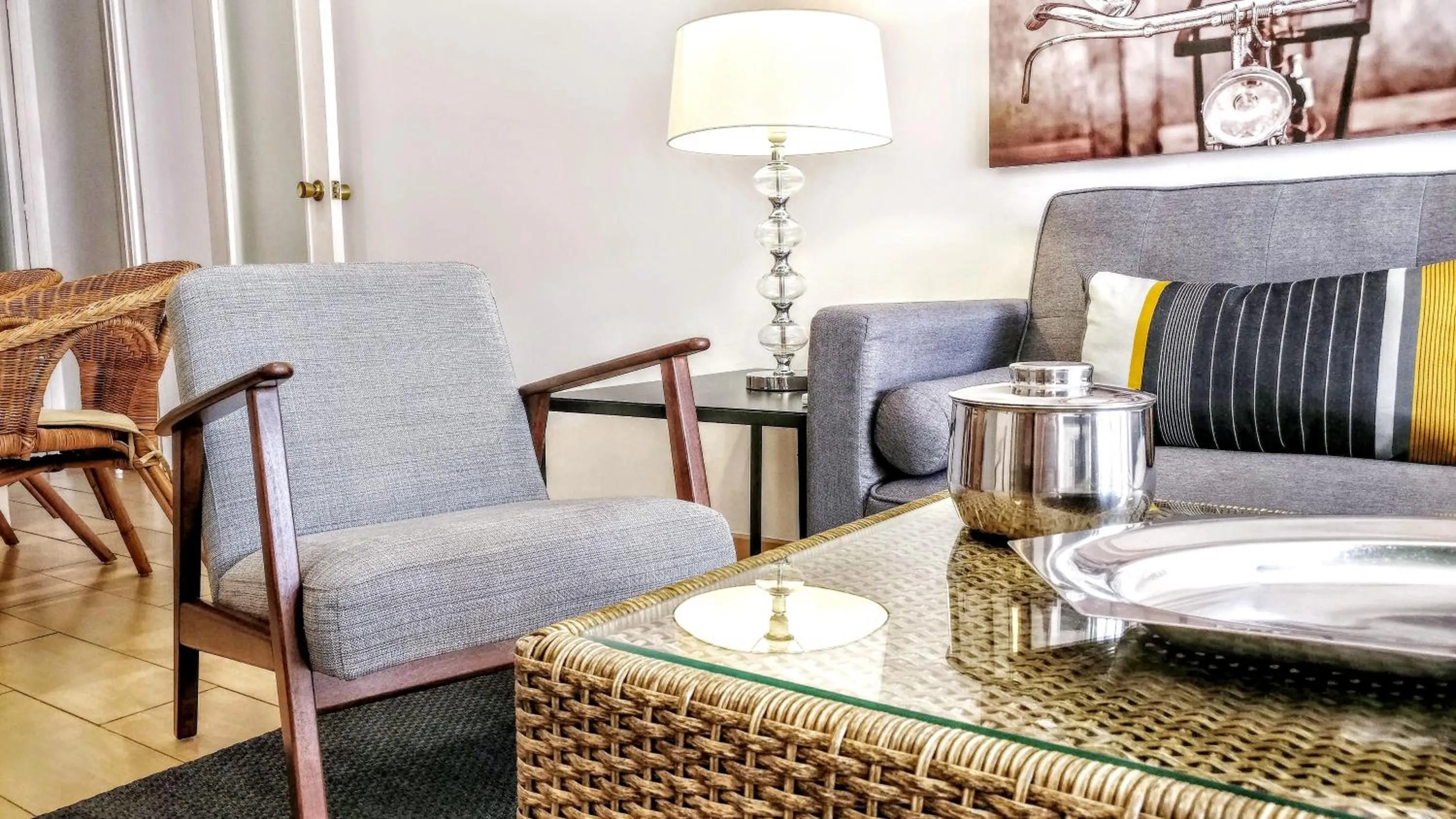 Living room in BizFlats Garden House
