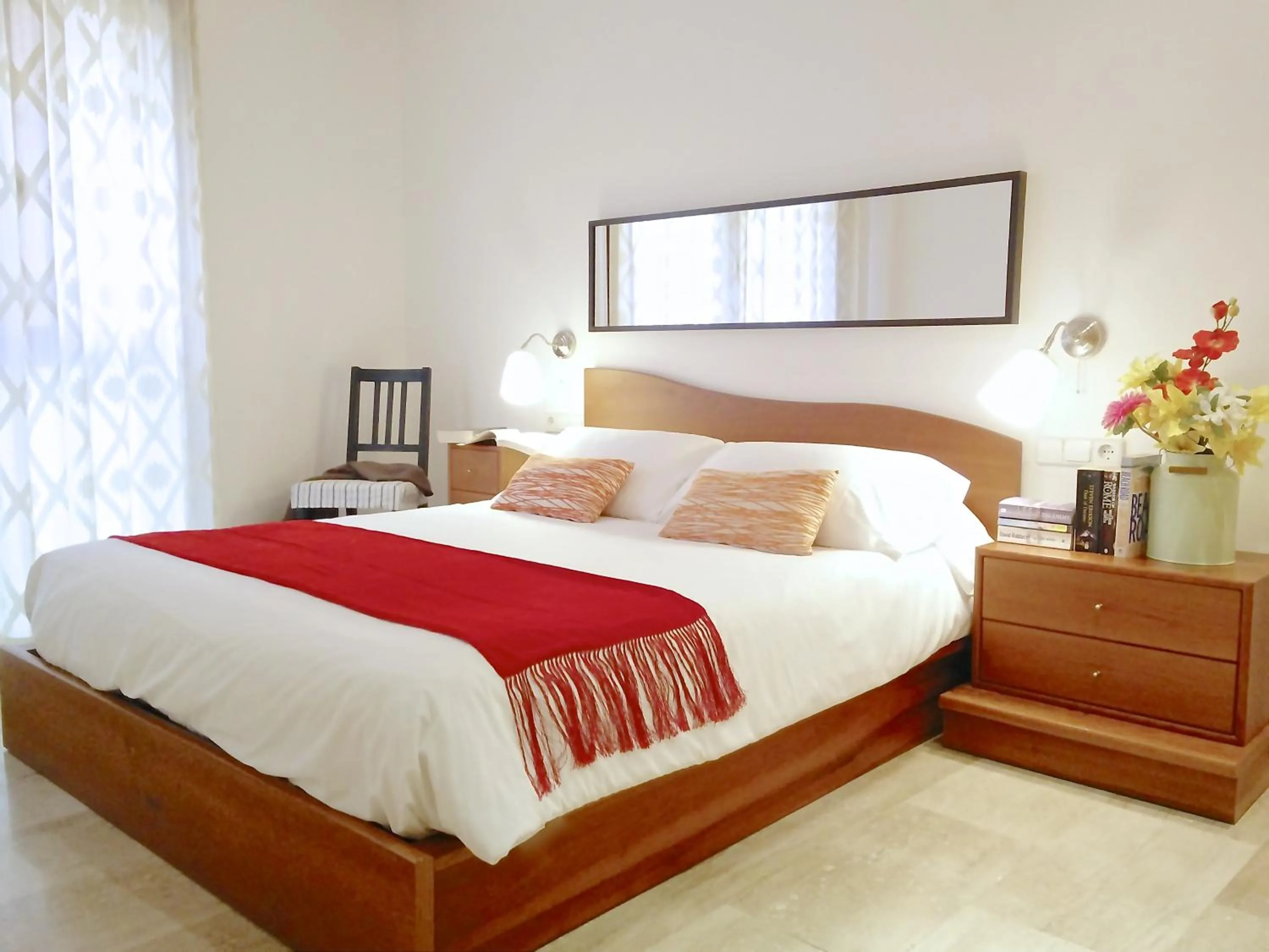 Bed in BizFlats Garden House