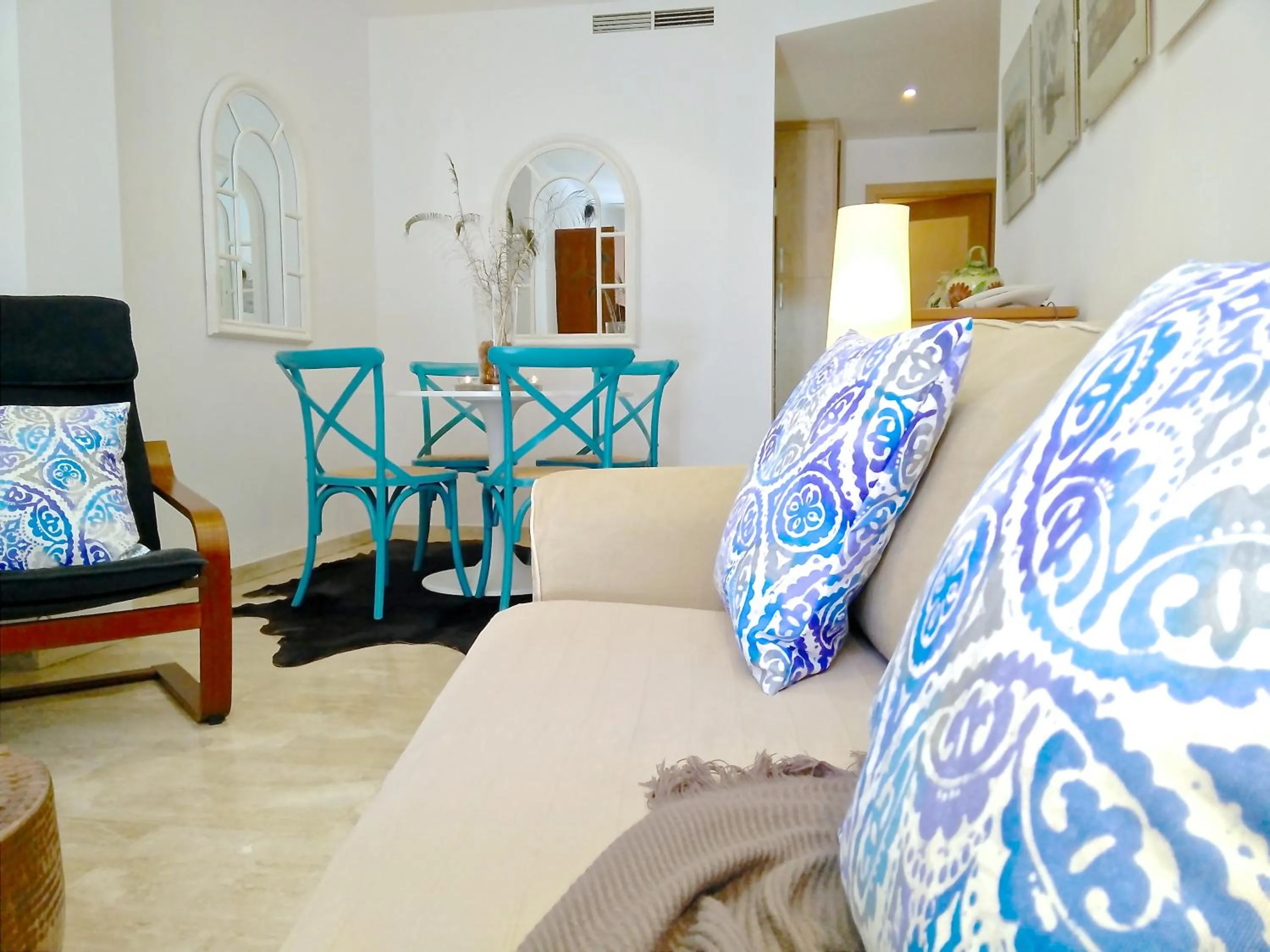 Living room in BizFlats Garden House