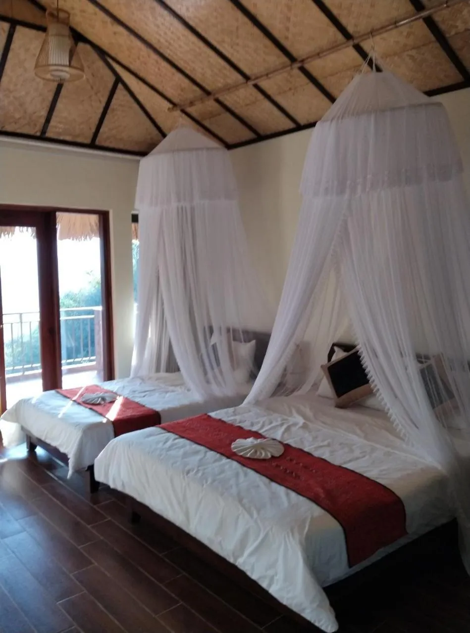 Bed in Ta Xua Ecolodge
