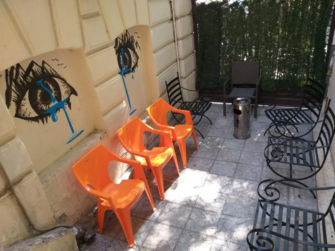 Balcony/Terrace in Smart Hostel Sofia