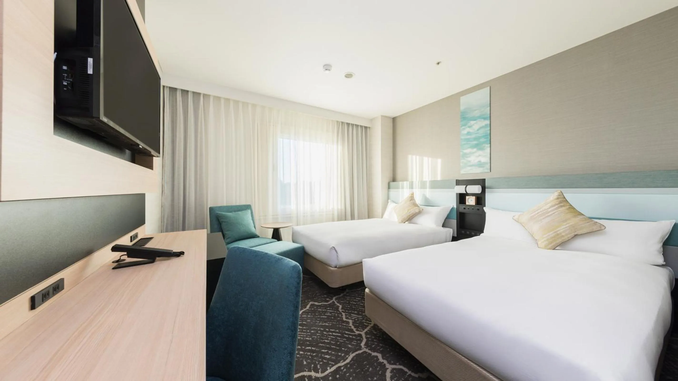 Bed in JR-East Hotel Mets Kamakura Ofuna