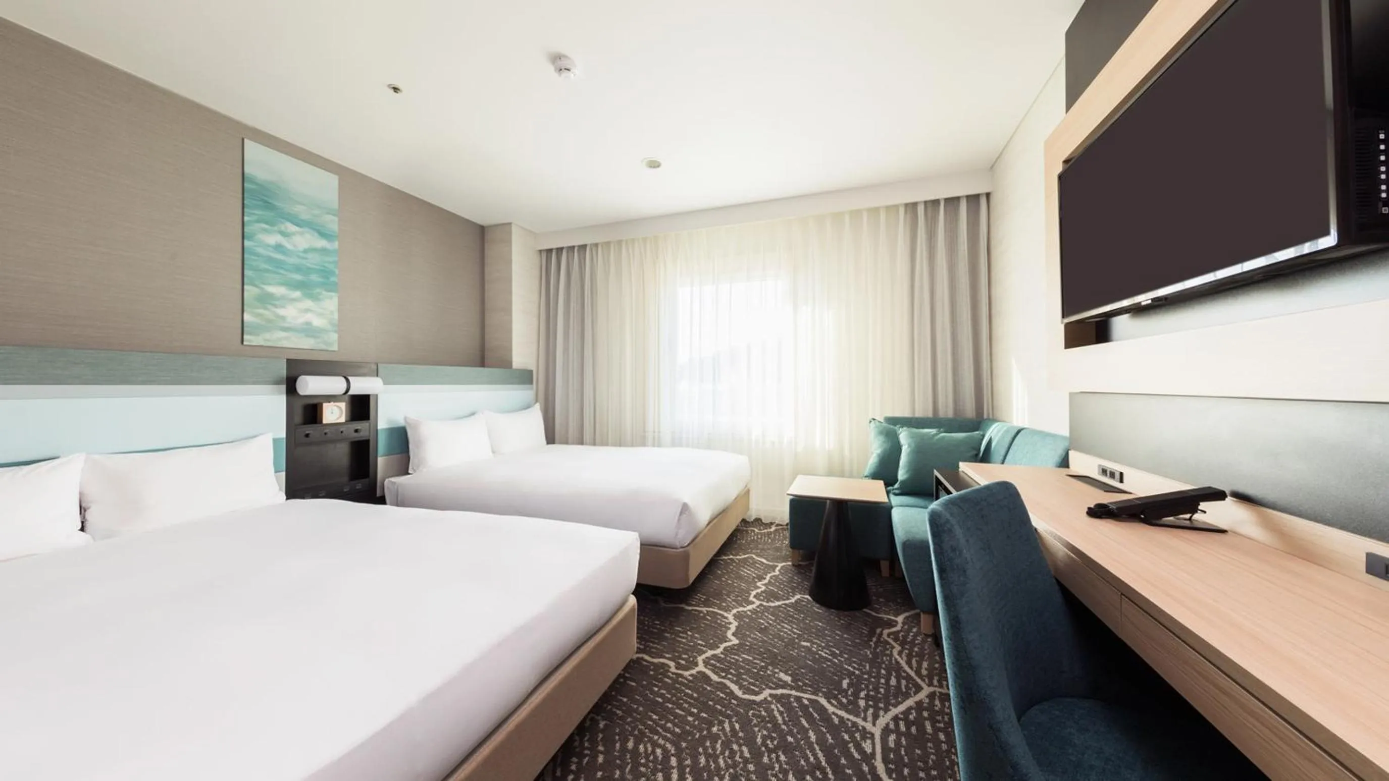 Bed in JR-East Hotel Mets Kamakura Ofuna