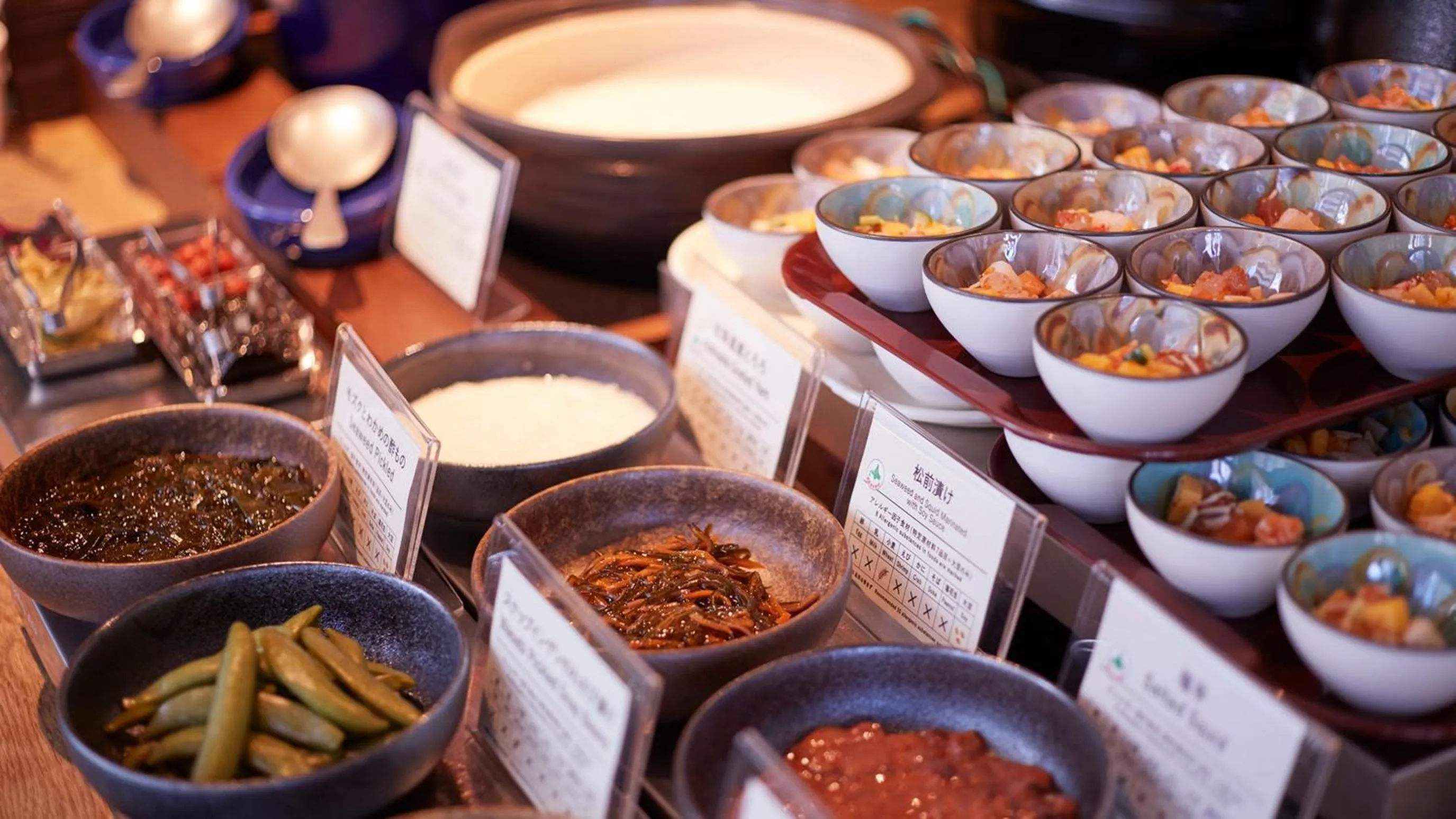 Food and drinks in JR East Hotel Mets Premier Sapporo