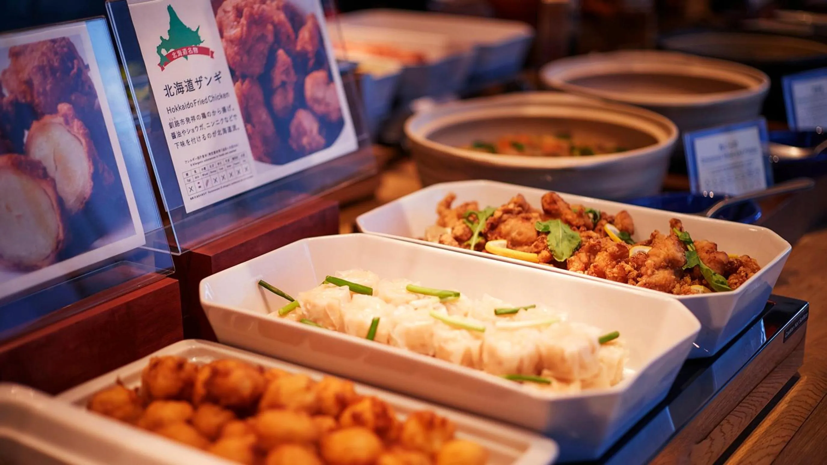 Food and drinks in JR East Hotel Mets Premier Sapporo