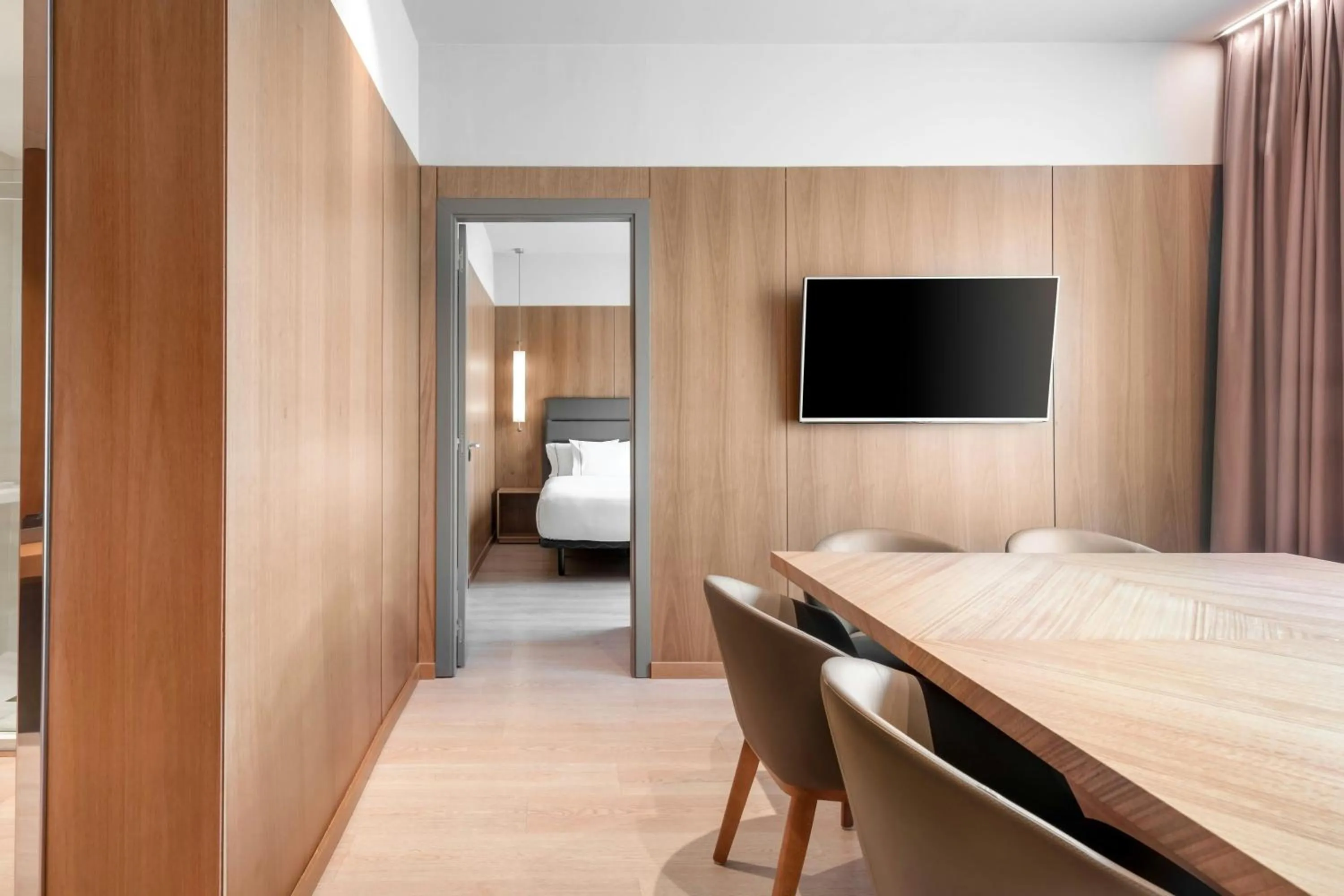 Photo of the whole room, Bed in AC Hotel Diagonal L'Illa by Marriott