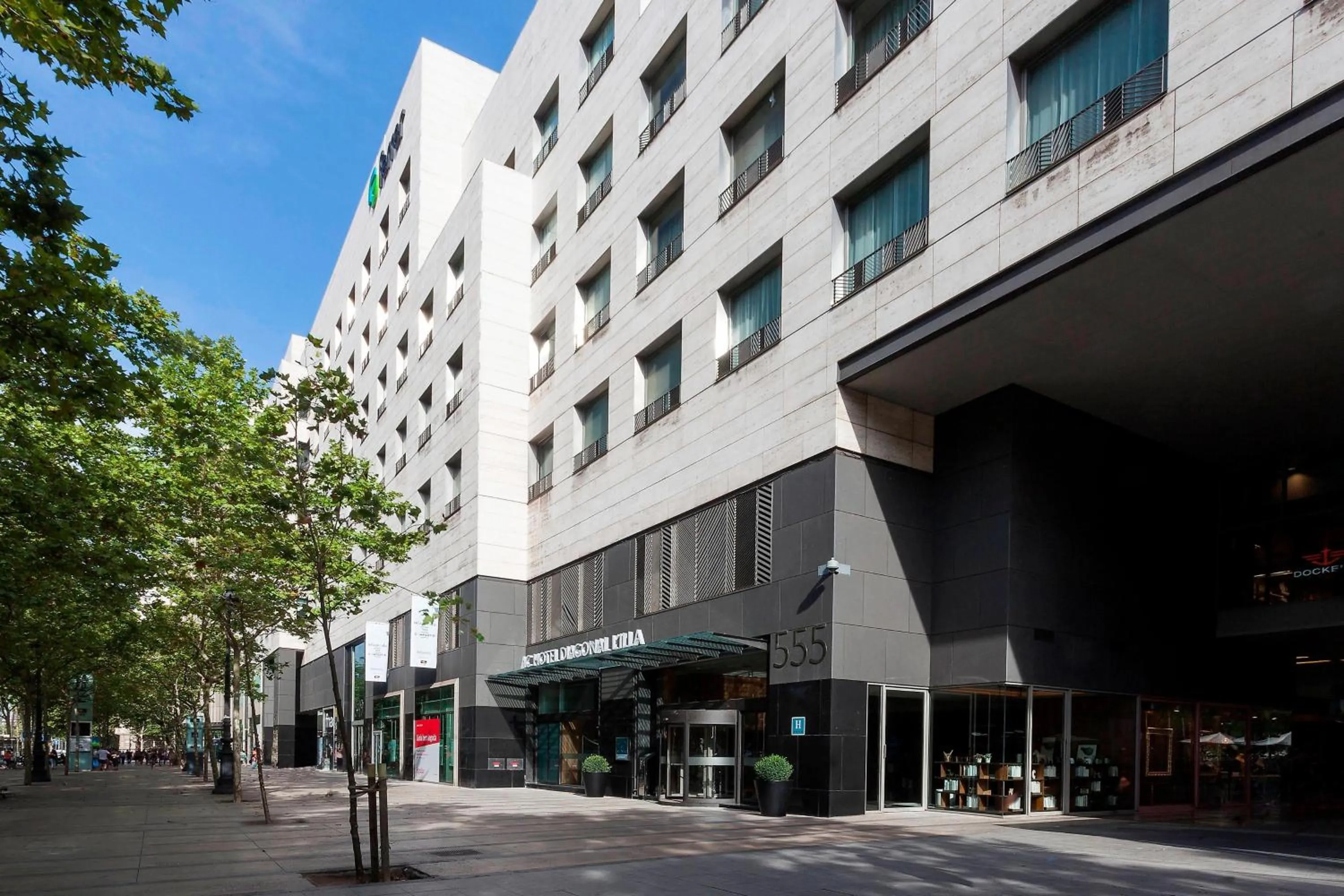 Property building in AC Hotel Diagonal L'Illa by Marriott