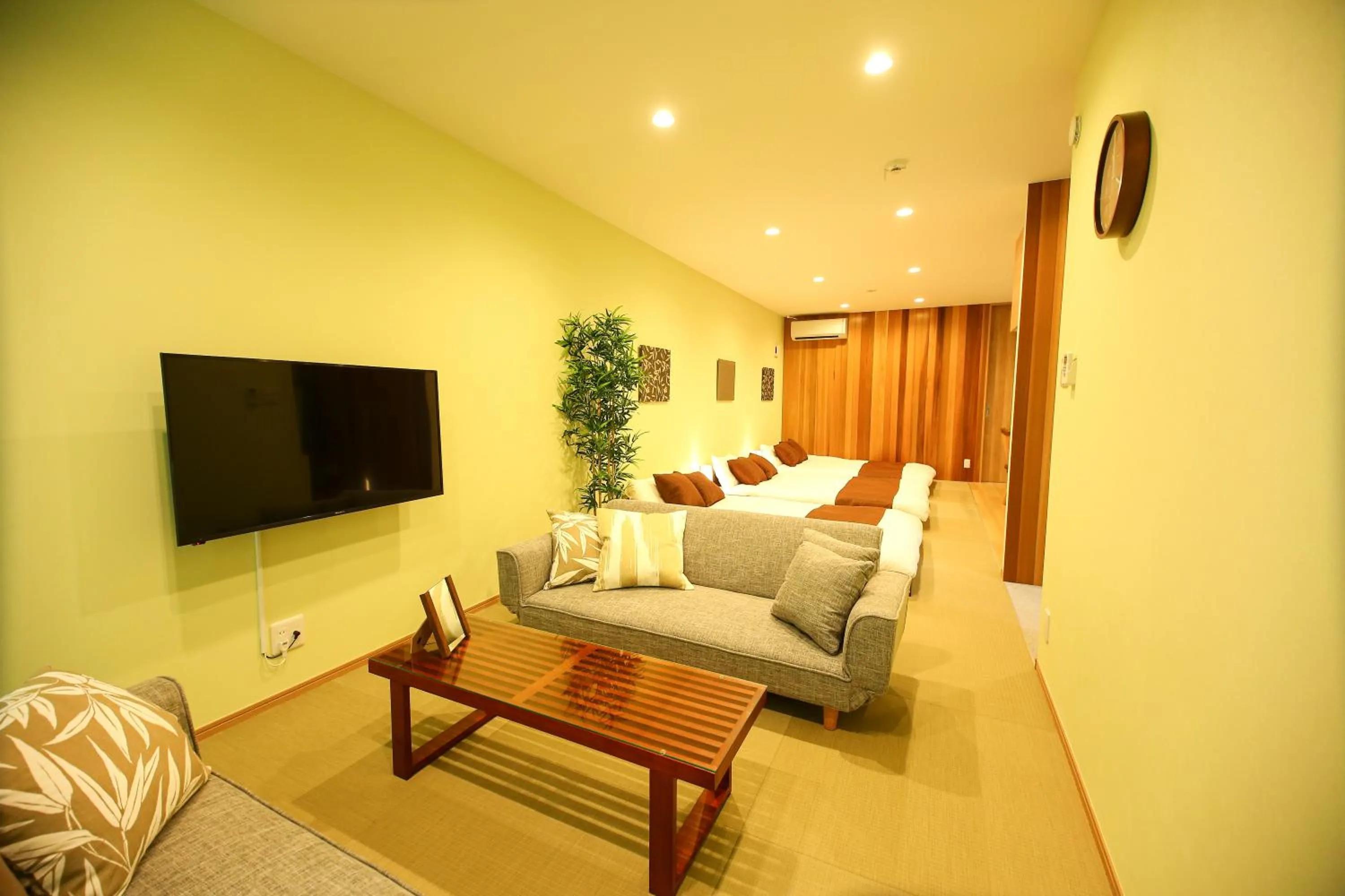 Living room in PrimeRoom別府 浜脇温泉前
